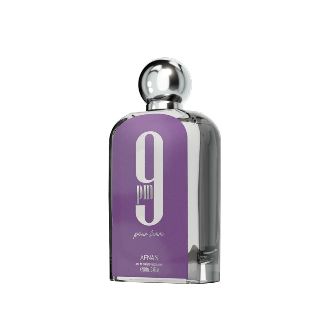 Afnan 9 PM Night Out Unisex Extrait de Parfum, 3.4 Fl. Oz