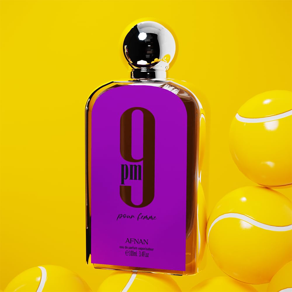 Afnan 9 PM Night Out Unisex Extrait de Parfum, 3.4 Fl. Oz