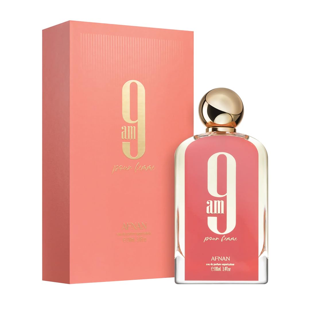 Afnan 9 PM Night Out Unisex Extrait de Parfum, 3.4 Fl. Oz