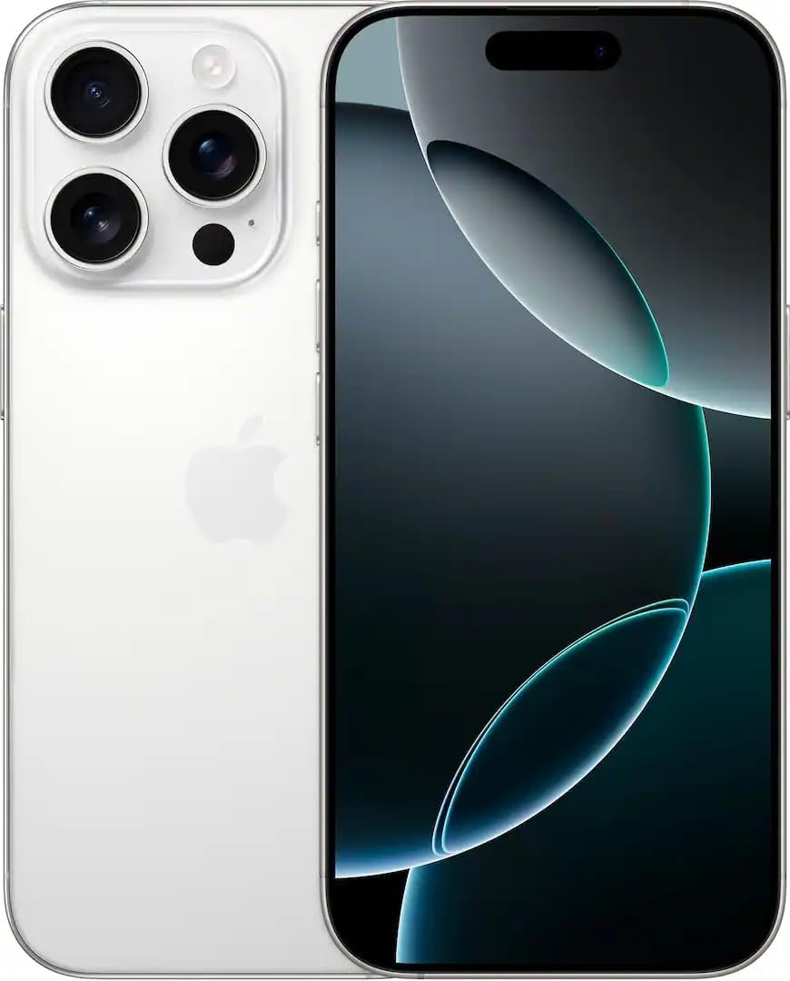 Apple iPhone 16 Pro Max, 512GB, White Titanium - Unlocked (Renewed)