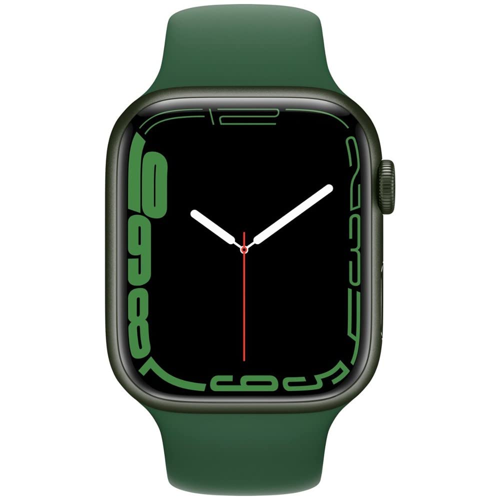 Apple Watch Series 7 (GPS + Cellular, 45MM) Space Black Titanium Case with Black Sport Band (Renewed)
