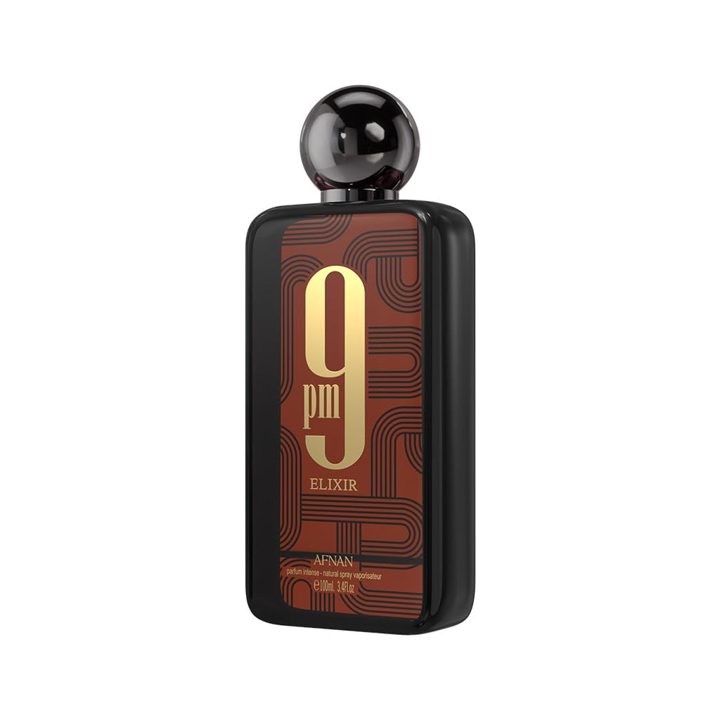 Afnan 9 PM Night Out Unisex Extrait de Parfum, 3.4 Fl. Oz