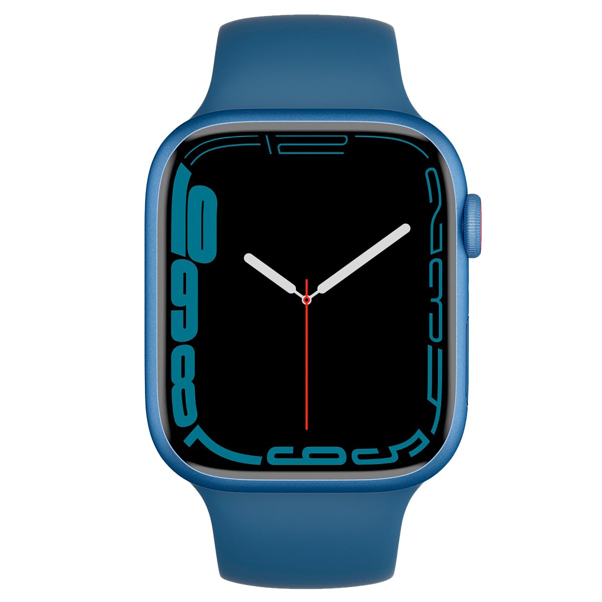 Apple Watch Series 7 (GPS + Cellular, 45MM) Space Black Titanium Case with Black Sport Band (Renewed)