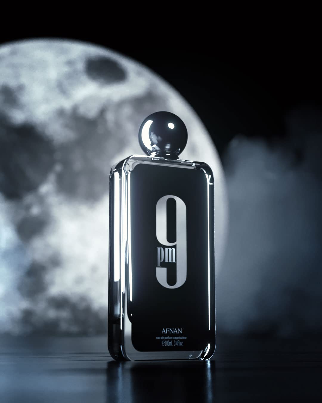 Afnan 9 PM Night Out Unisex Extrait de Parfum, 3.4 Fl. Oz