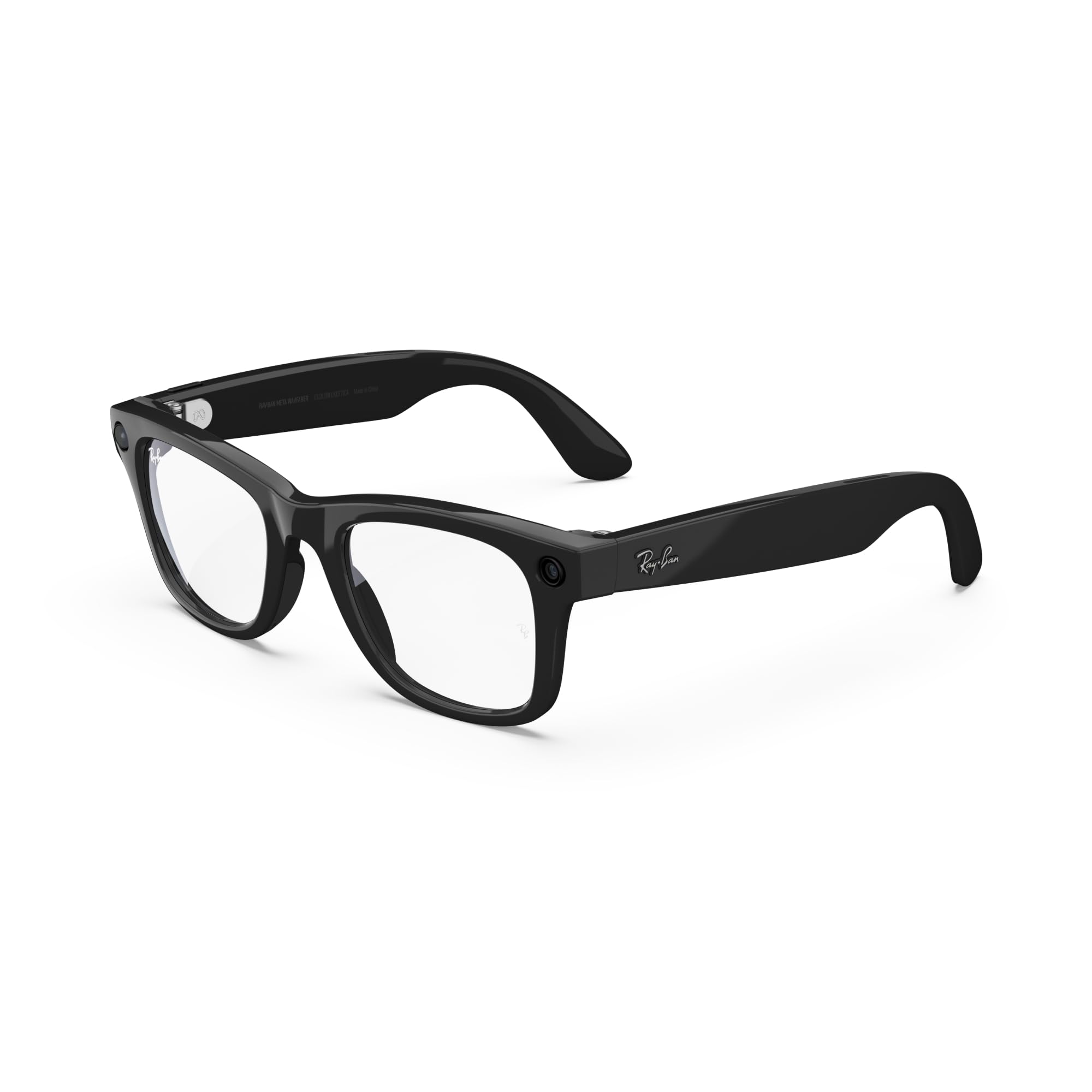 Ray-Ban Meta (Gen 1), Wayfarer, Matte Black | Smart AI Glasses for Men, Women — 12 MP Ultra-Wide Camera, Open-Ear Audio, Video Recording, Bluetooth — Polarized Gradient Graphite Lenses — Sunglasses