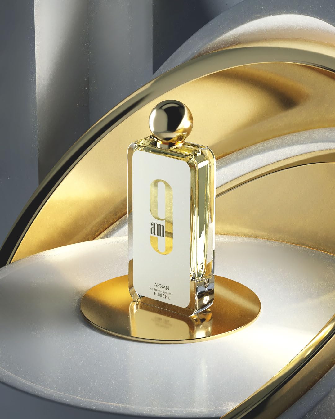 Afnan 9 PM Night Out Unisex Extrait de Parfum, 3.4 Fl. Oz