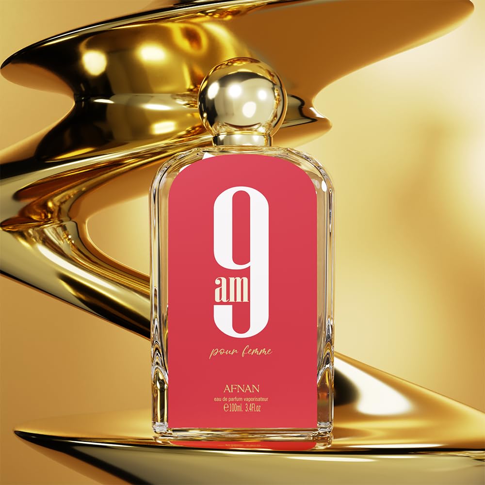 Afnan 9 PM Night Out Unisex Extrait de Parfum, 3.4 Fl. Oz