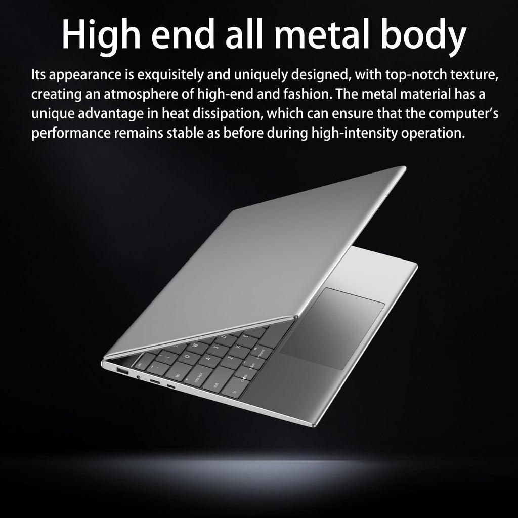 Laptop 16-inch 8GB DDR 256GB SSD portable laptop computer, expandable to 1TB, AMD A9-9400 Radeon R5 CPU up to 3.2 GHz, 9000mAh battery, Numeric Keypad, USB 3.0, dual-band WiFi, webcam, slim laptops