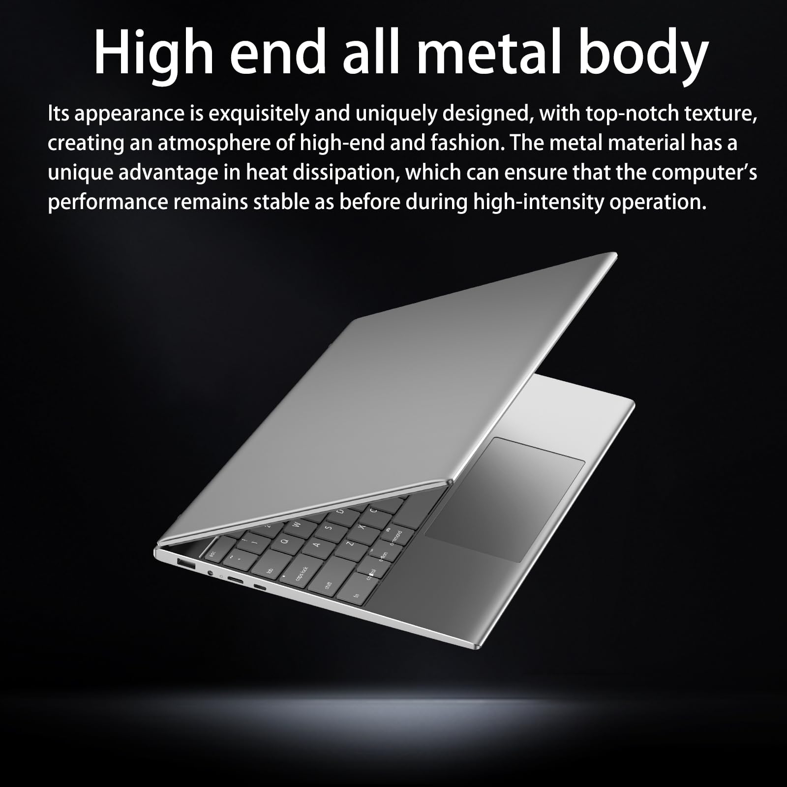 Laptop 16-inch 8GB DDR 256GB SSD portable laptop computer, expandable to 1TB, AMD A9-9400 Radeon R5 CPU up to 3.2 GHz, 9000mAh battery, Numeric Keypad, USB 3.0, dual-band WiFi, webcam, slim laptops