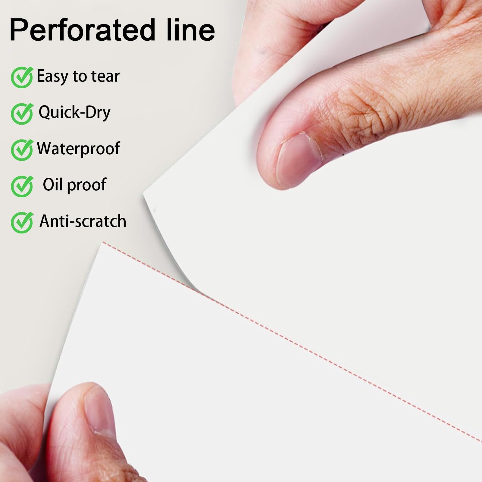 300 Sheets Thermal Printer Paper Continuous Folded 8.5 x 11 Inches US Letter Size Office Paper Products for PD-A4/ M832D/ M08F Portable Printer, Inkless and Wireless Printers, Advanced Value Set.