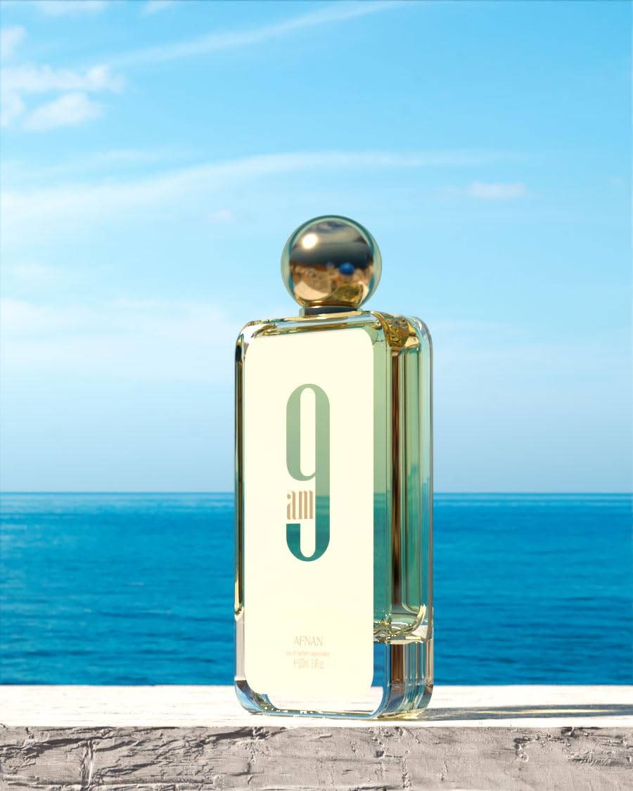 Afnan 9 PM Night Out Unisex Extrait de Parfum, 3.4 Fl. Oz
