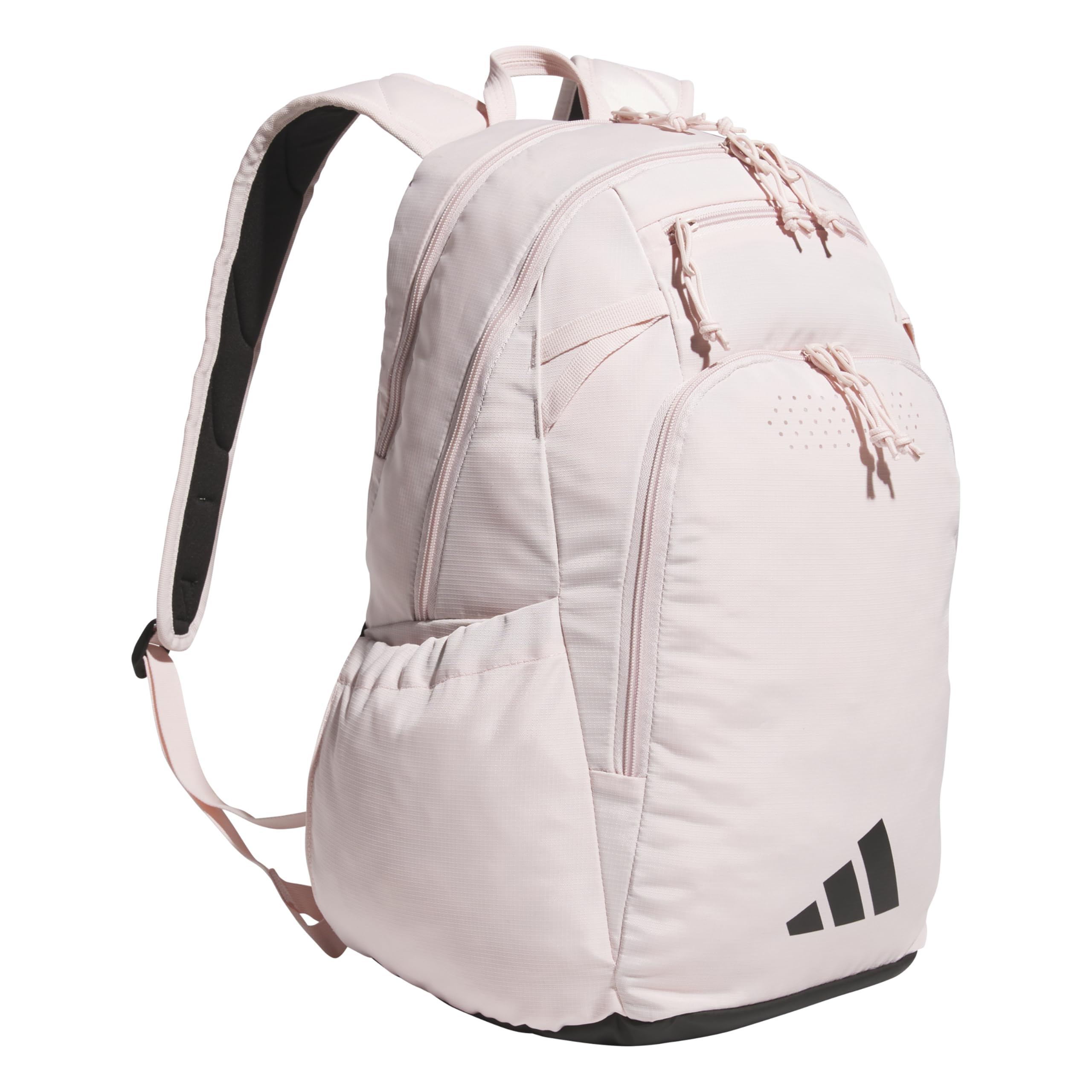 adidas Defender 5 Backpack for Sports, Gym, School and Travel, 33L, White/Gold Metallic/Black, OSFA