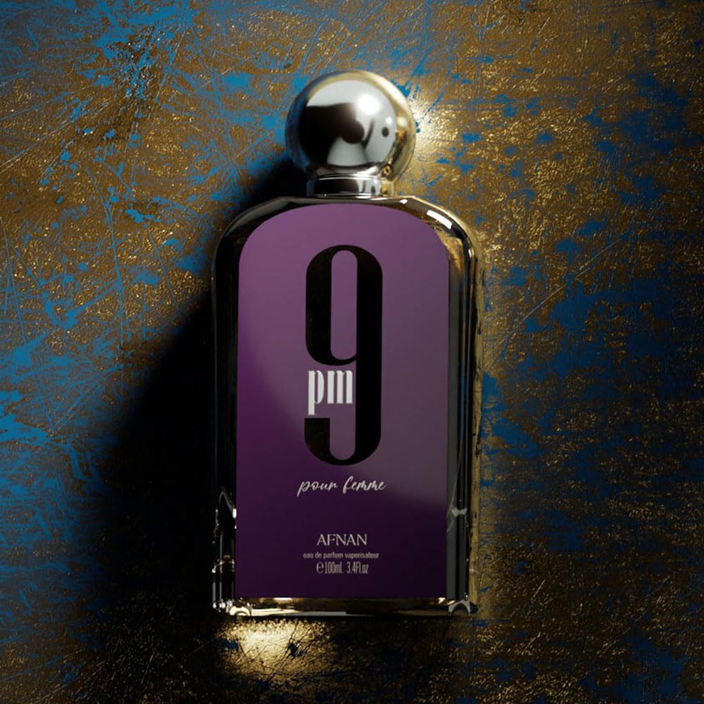 Afnan 9 PM Night Out Unisex Extrait de Parfum, 3.4 Fl. Oz