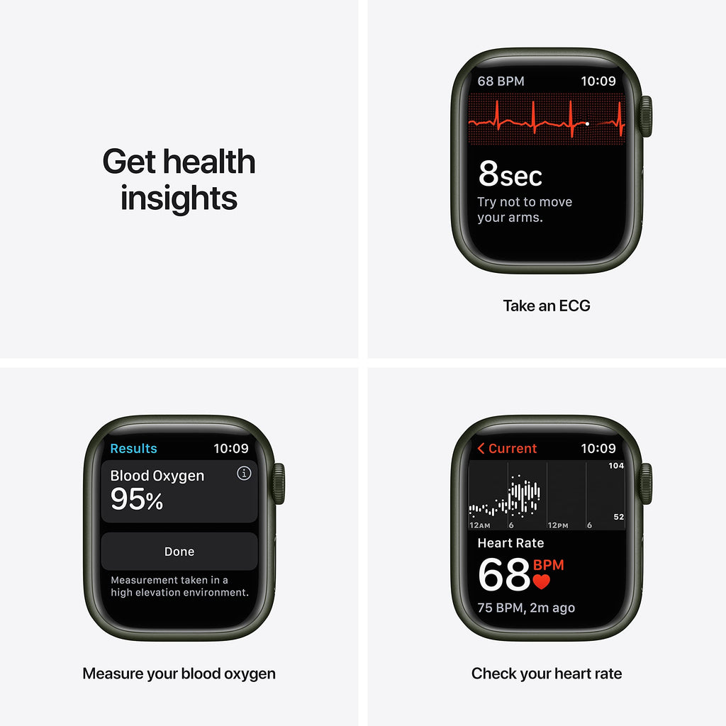 Apple Watch Series 7 (GPS + Cellular, 45MM) Space Black Titanium Case with Black Sport Band (Renewed)