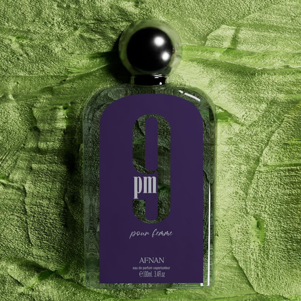 Afnan 9 PM Night Out Unisex Extrait de Parfum, 3.4 Fl. Oz