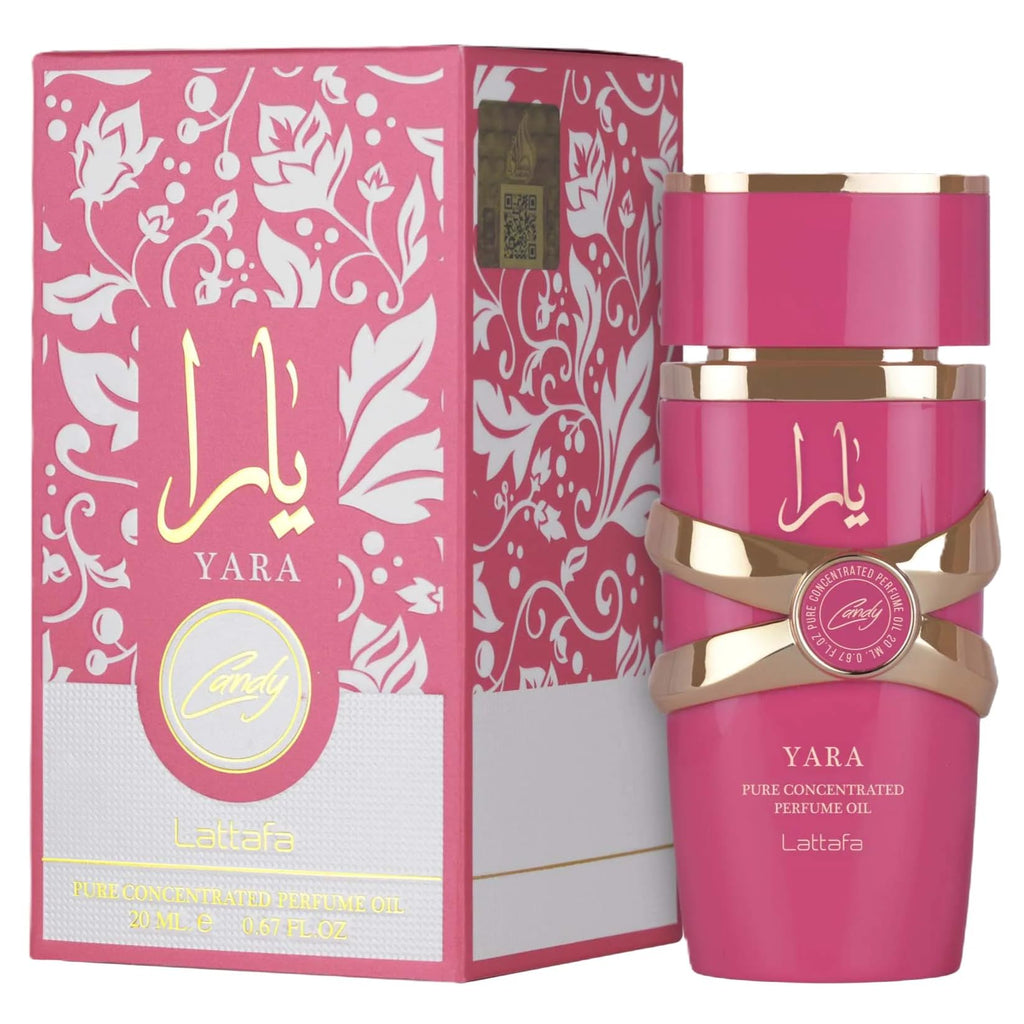 Lattafa Yara Candy - Vanilla, Fruity, Citrus, Floral - Eau de Parfum Long-Lasting Fragrance for Women, 3.40 Ounce / 100 ml