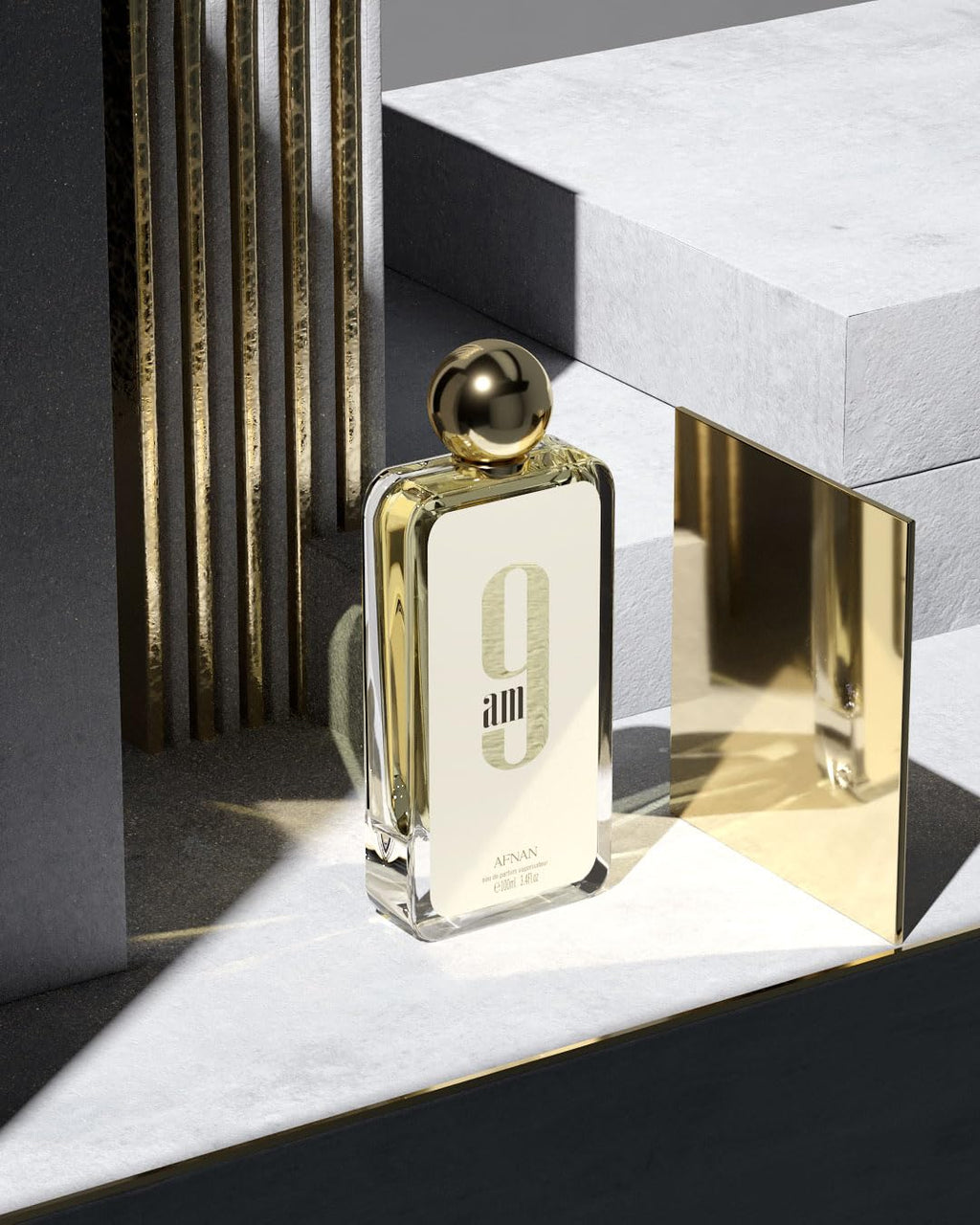 Afnan 9 PM Night Out Unisex Extrait de Parfum, 3.4 Fl. Oz