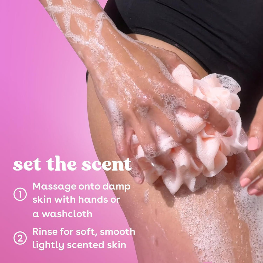 eos Cashmere Body Wash – Jasmine Peach, Moisturizing Body Wash, Creamy Gel Formula, with Shea Butter, Glycerin, Vitamin E, pH Balanced, Sensitive Skin, Vegan, 16 fl oz
