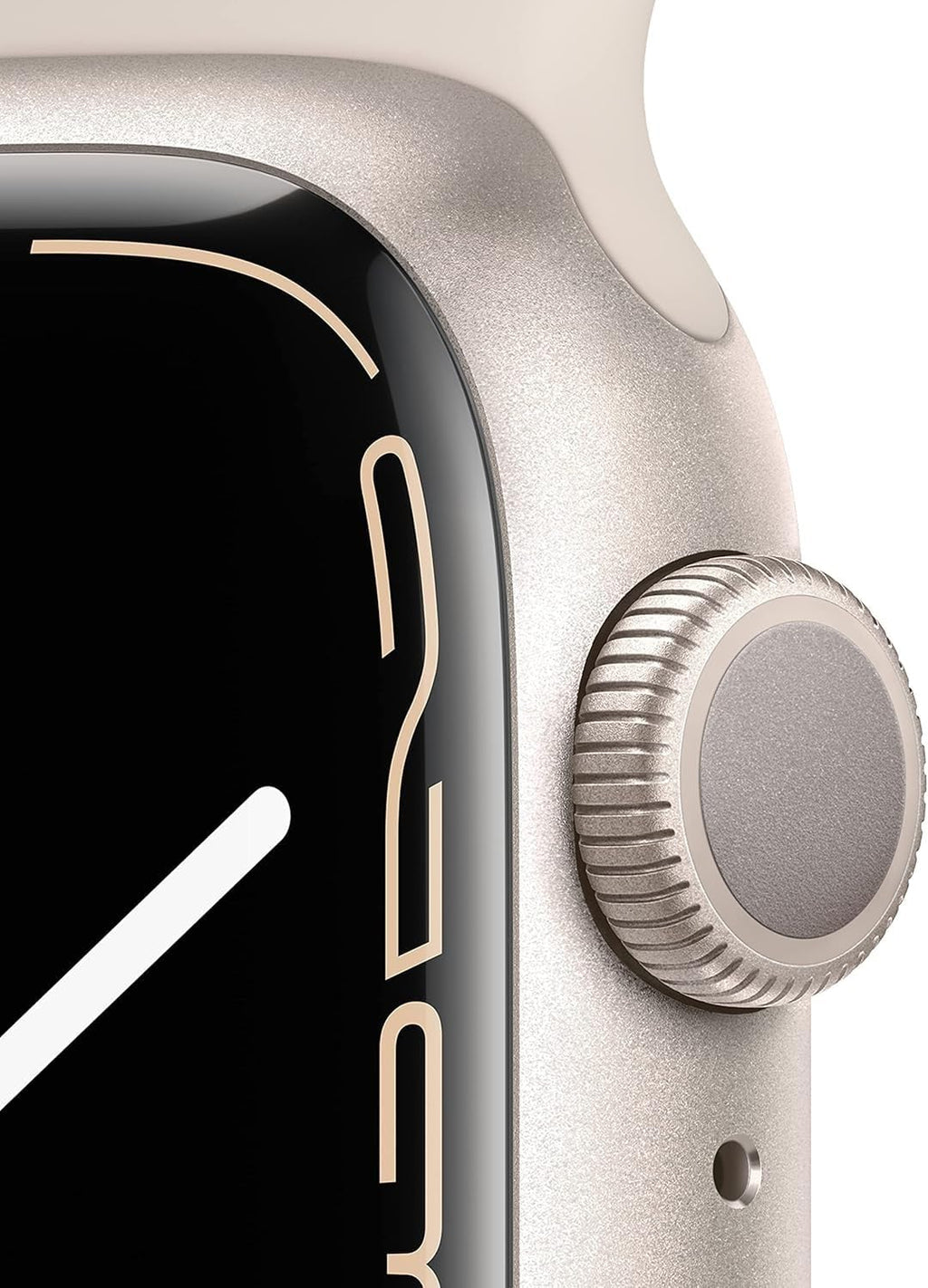 Apple Watch Series 7 (GPS + Cellular, 45MM) Space Black Titanium Case with Black Sport Band (Renewed)