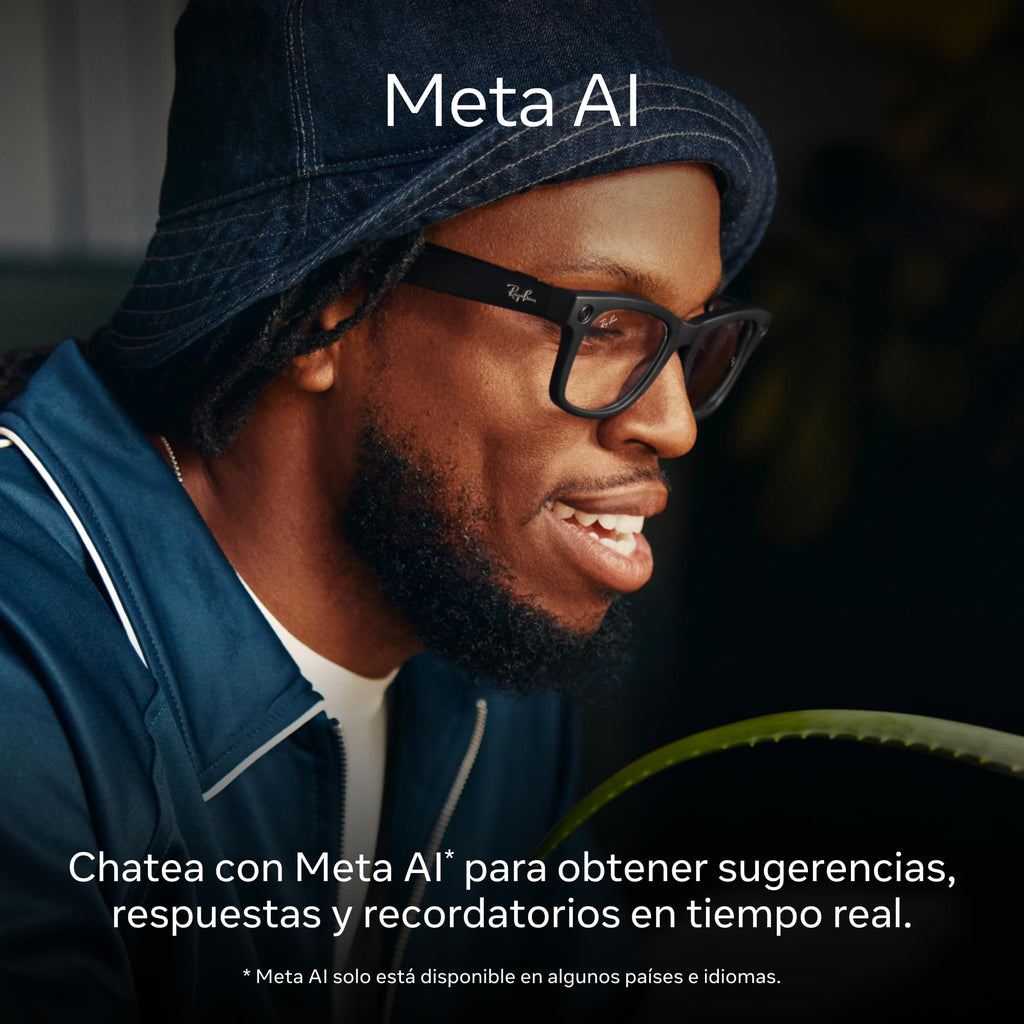 Ray-Ban Meta (Gen 1), Wayfarer, Matte Black | Smart AI Glasses for Men, Women — 12 MP Ultra-Wide Camera, Open-Ear Audio, Video Recording, Bluetooth — Polarized Gradient Graphite Lenses — Sunglasses