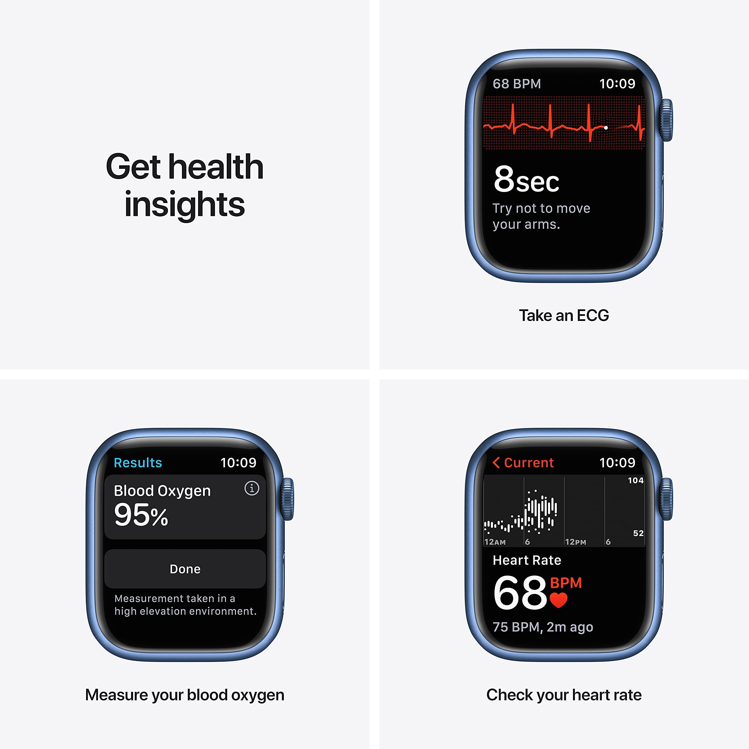 Apple Watch Series 7 (GPS + Cellular, 45MM) Space Black Titanium Case with Black Sport Band (Renewed)