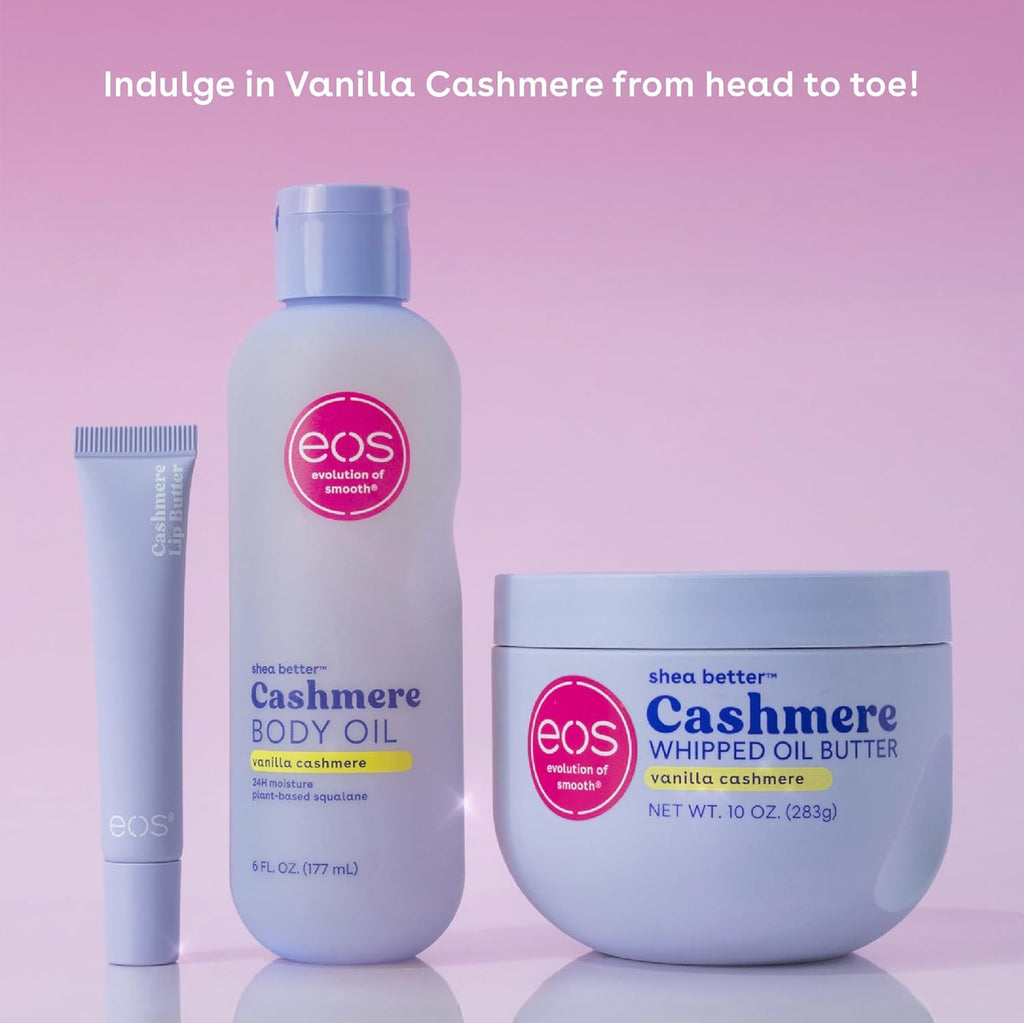 eos Cashmere Body Wash – Jasmine Peach, Moisturizing Body Wash, Creamy Gel Formula, with Shea Butter, Glycerin, Vitamin E, pH Balanced, Sensitive Skin, Vegan, 16 fl oz