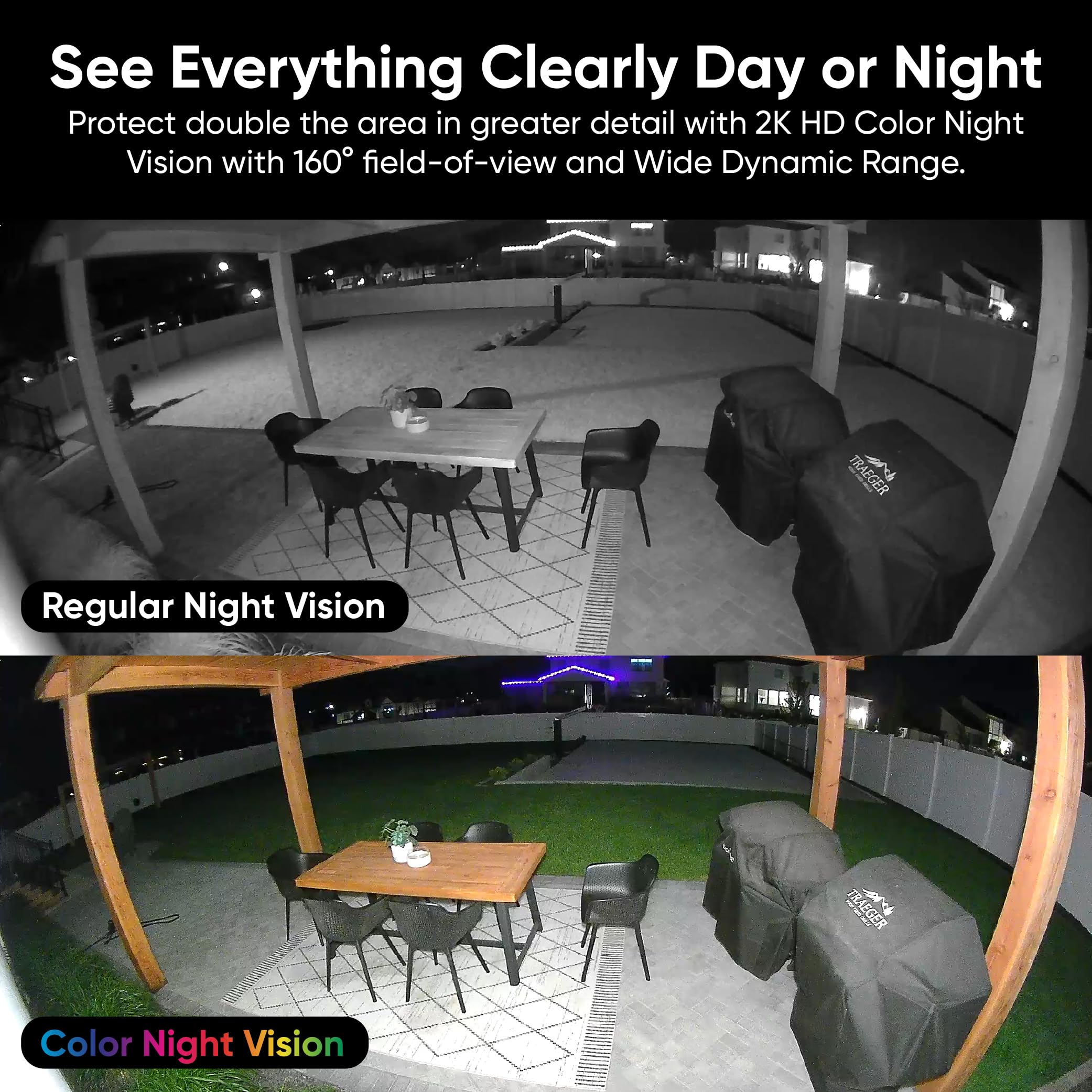 WYZE Bulb Cam - 2K HD Smart Light Bulb Security Camera with Color Night Vision, 800-Lumen Dimmable LED, 160° Wide View, Motion Detection & Siren, E26 Socket, Alexa/Google/IFTTT