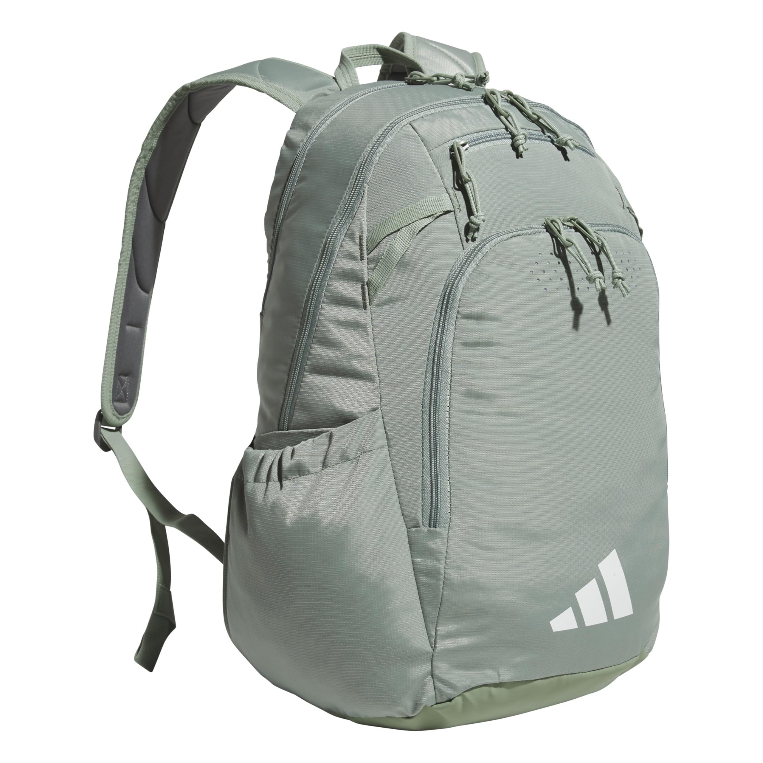 adidas Defender 5 Backpack for Sports, Gym, School and Travel, 33L, White/Gold Metallic/Black, OSFA