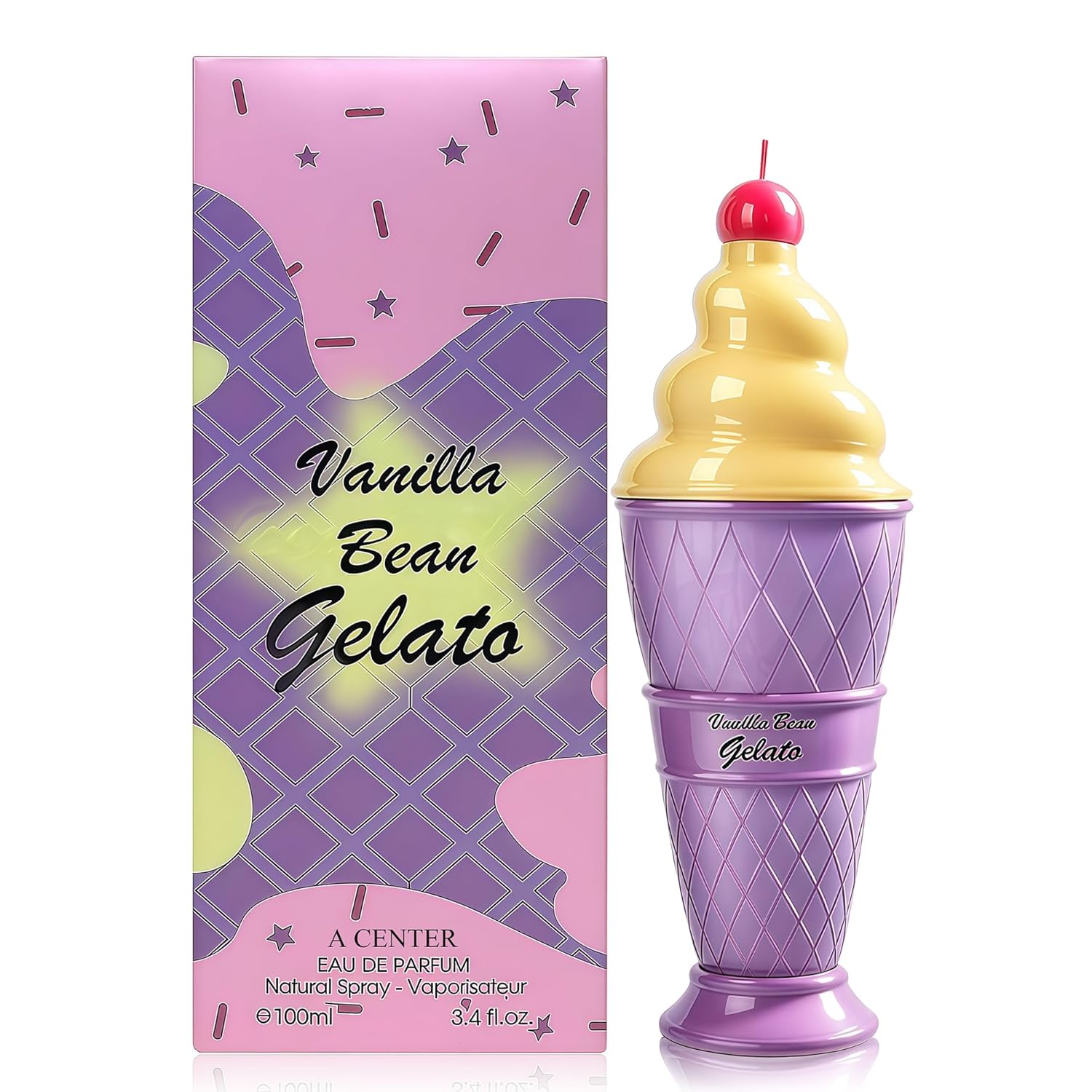 A CENTER Hawaii Diva Femme Women's Eau de Parfum 3.0 Fl Oz Floral Fruity Cologne Rose Musk Scent Gift for Her