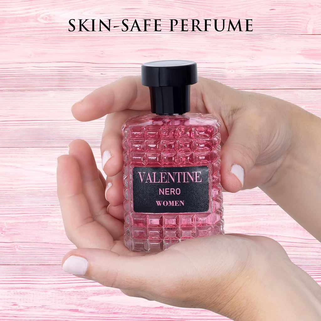 URBAN COLLECTION Valentine for Women Eau De Parfum - Amber Floral Jasmine, Bourbon Vanilla & Woods Oriental-Floral Fragrance with a Modern Twist Elegant 100ml Bottle Packed in Paper Box
