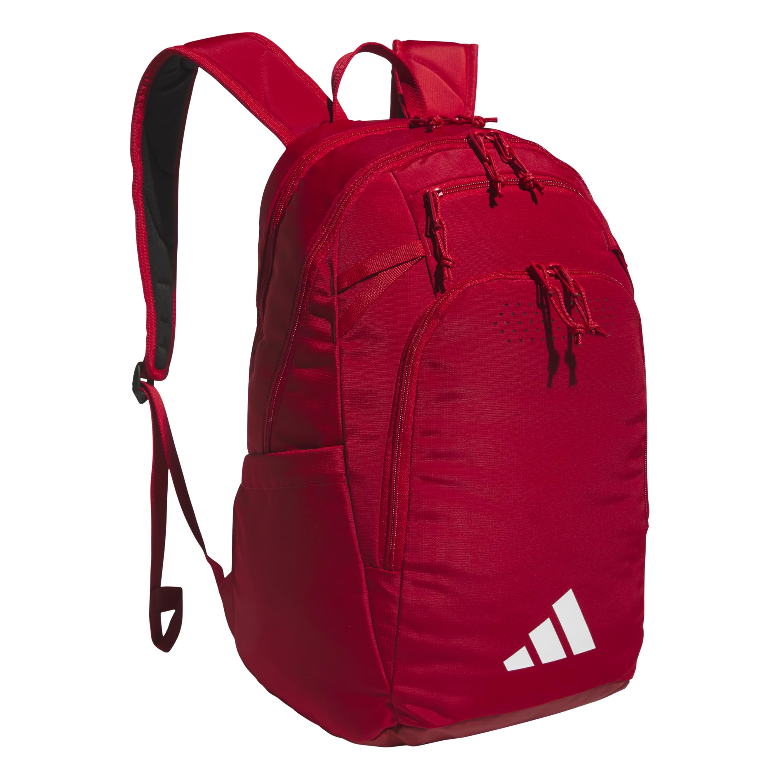 adidas Defender 5 Backpack for Sports, Gym, School and Travel, 33L, White/Gold Metallic/Black, OSFA