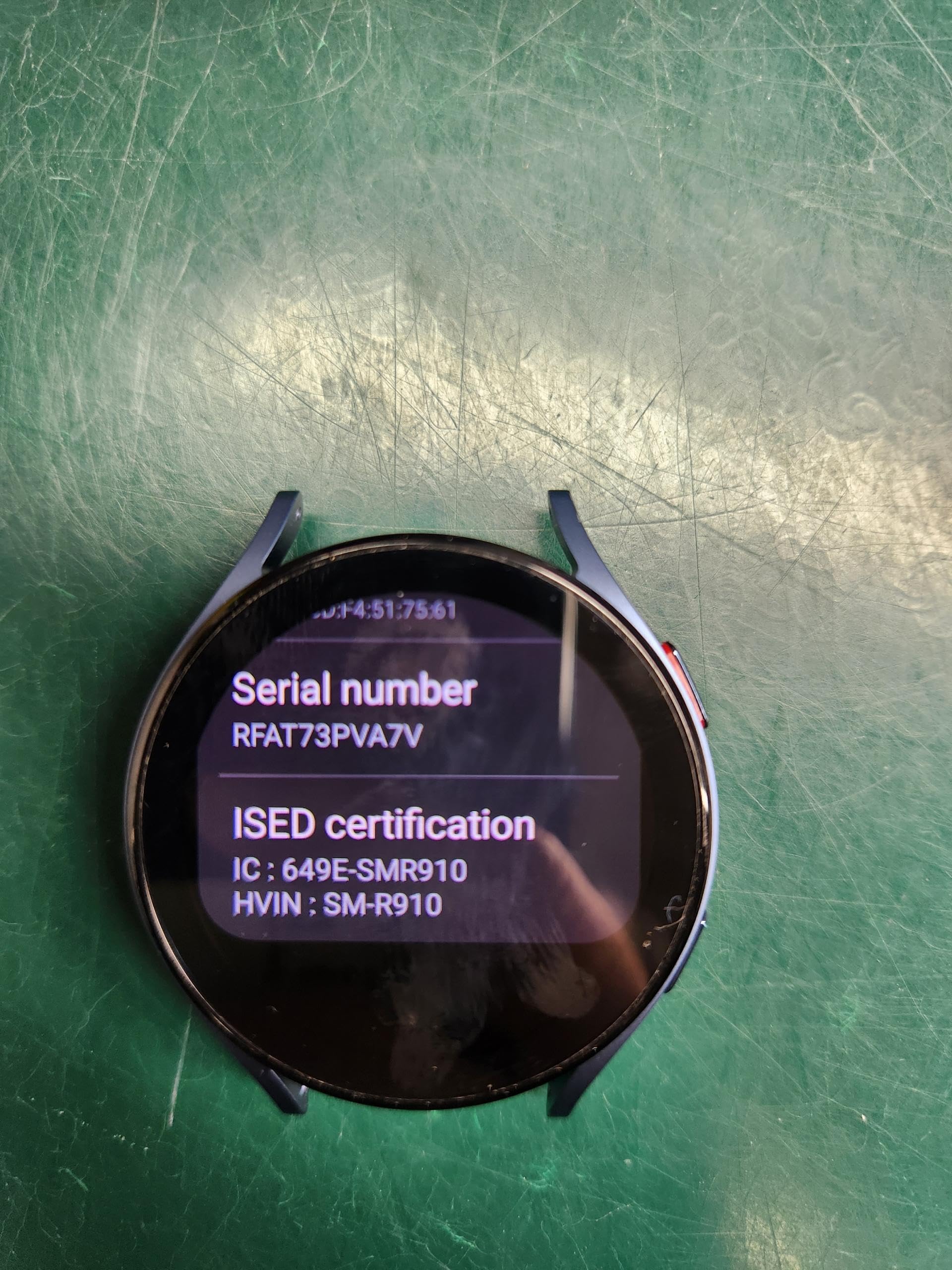 SAMSUNG Galaxy Watch 5 40mm Bluetooth Smartwatch w/Body, Health, Fitness and Sleep Tracker, Sapphire Crystal Glass, Enhanced GPS Tracking, US Version, Silver Bezel w/Purple Band (Renewed)