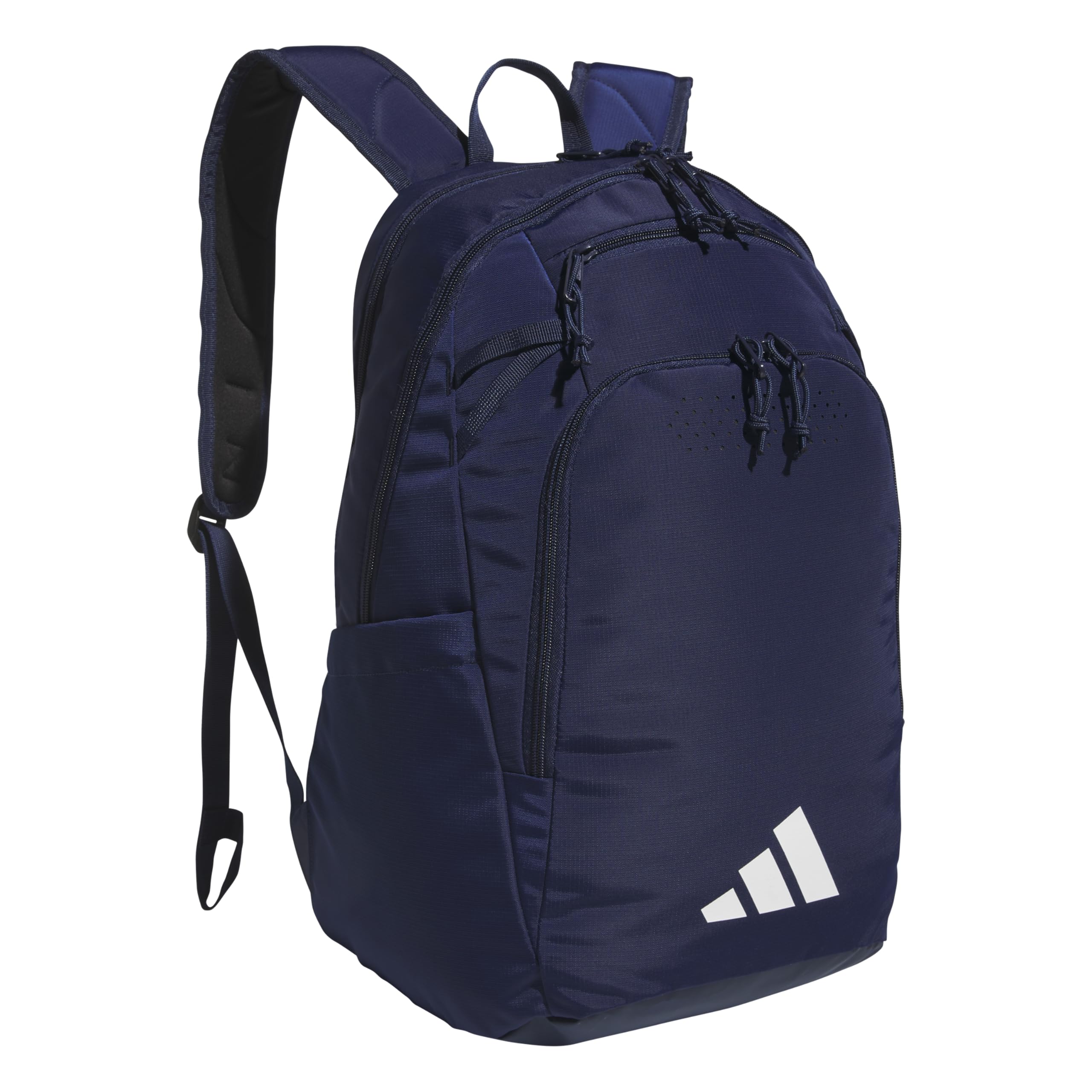 adidas Defender 5 Backpack for Sports, Gym, School and Travel, 33L, White/Gold Metallic/Black, OSFA