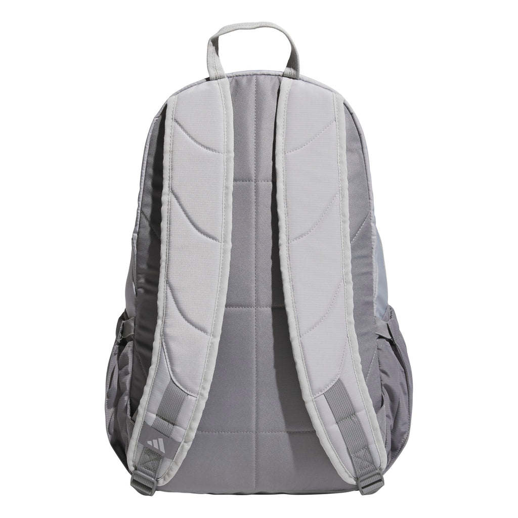 adidas Defender 5 Backpack for Sports, Gym, School and Travel, 33L, White/Gold Metallic/Black, OSFA