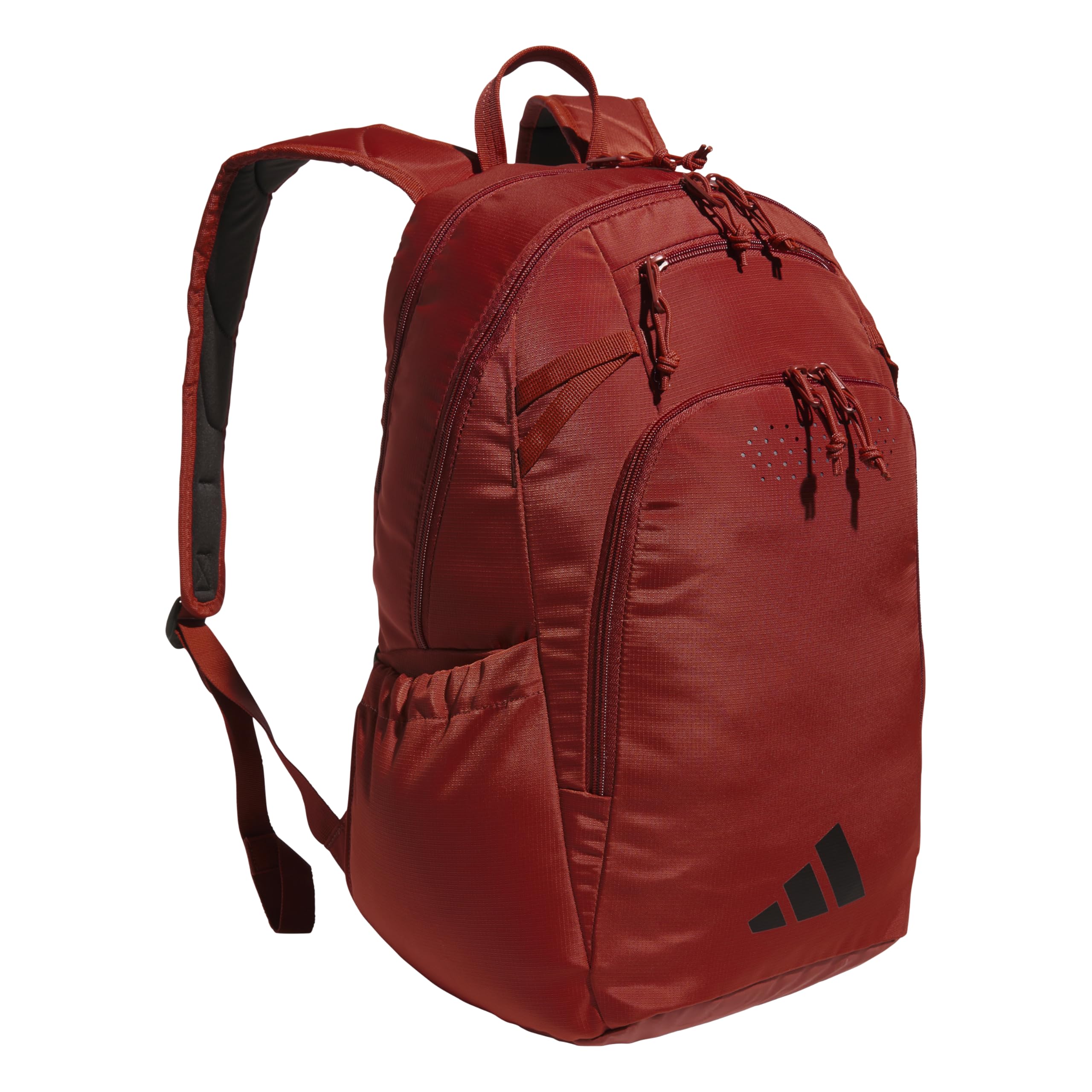 adidas Defender 5 Backpack for Sports, Gym, School and Travel, 33L, White/Gold Metallic/Black, OSFA