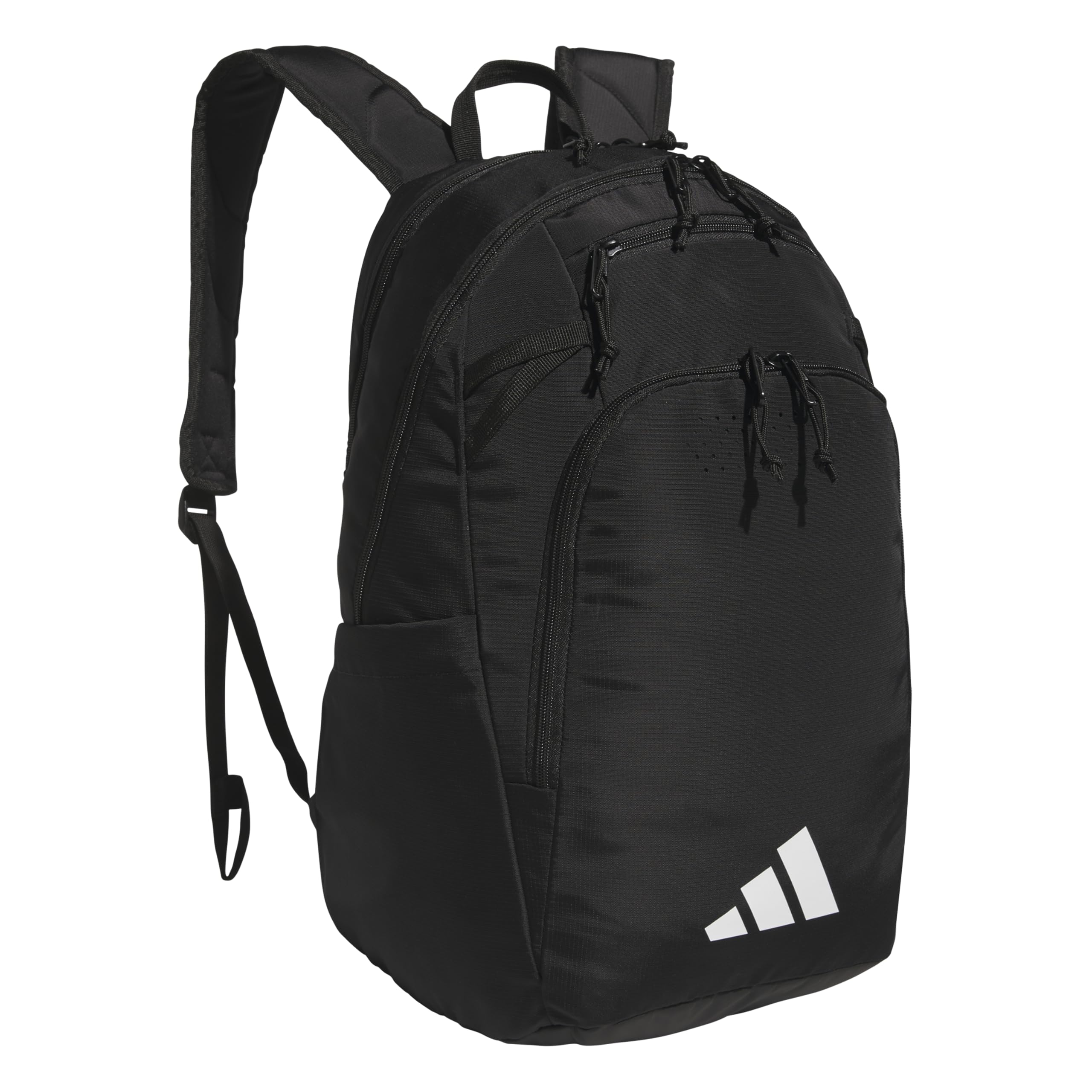 adidas Defender 5 Backpack for Sports, Gym, School and Travel, 33L, White/Gold Metallic/Black, OSFA