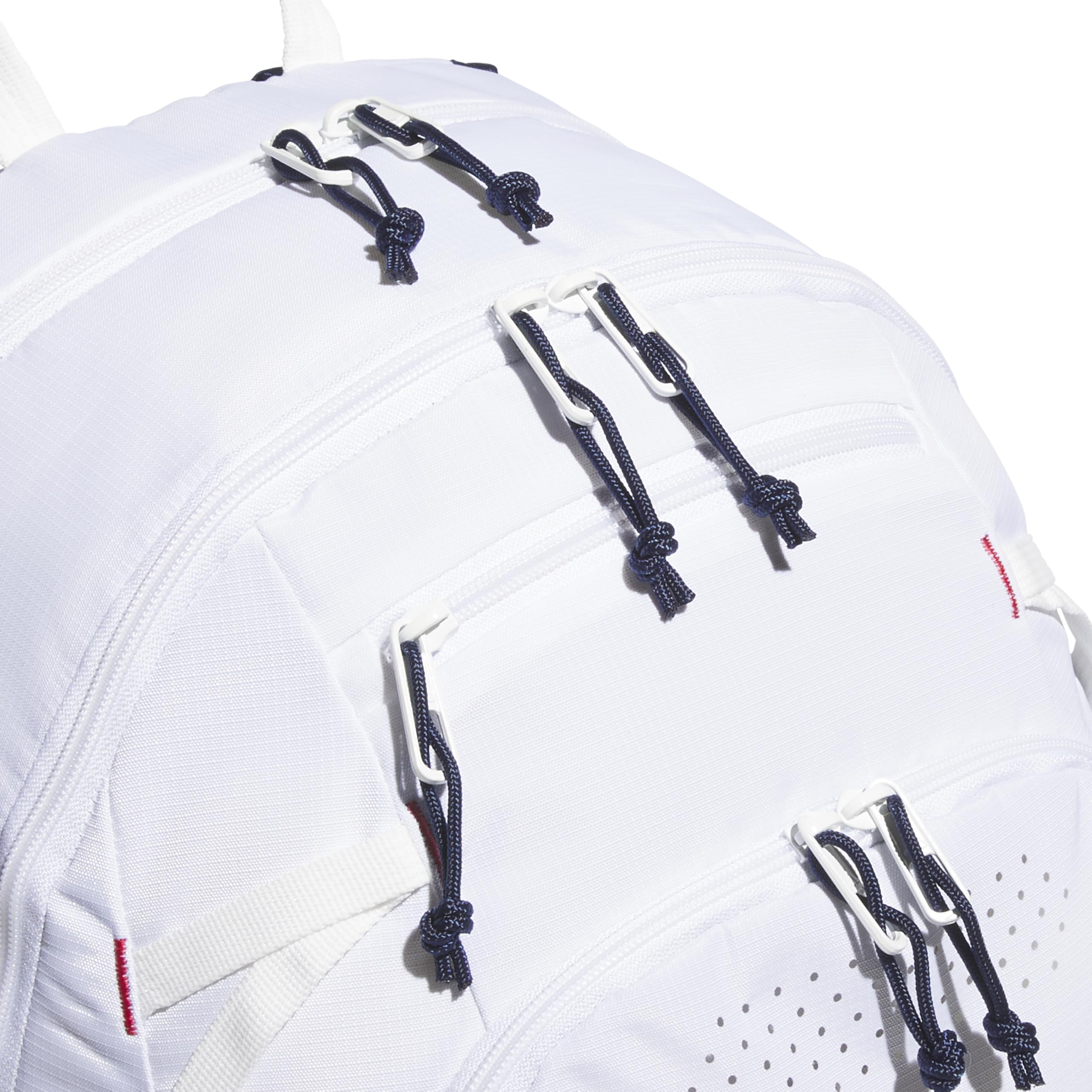 adidas Defender 5 Backpack for Sports, Gym, School and Travel, 33L, White/Gold Metallic/Black, OSFA
