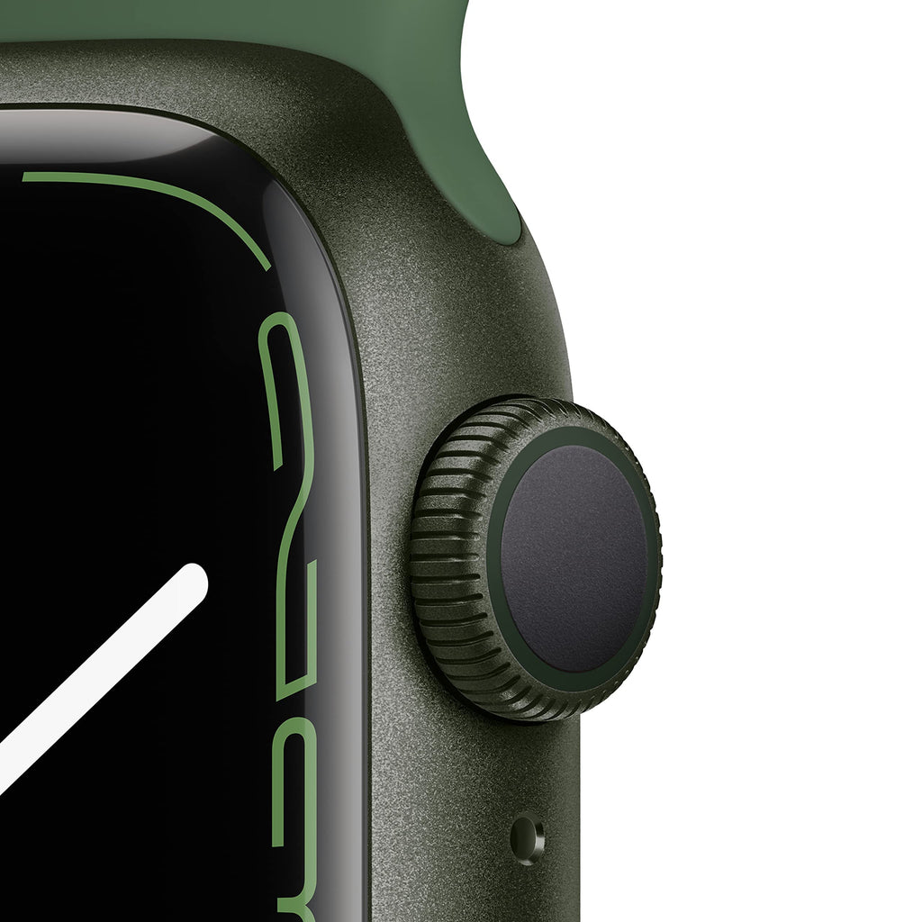 Apple Watch Series 7 (GPS + Cellular, 45MM) Space Black Titanium Case with Black Sport Band (Renewed)