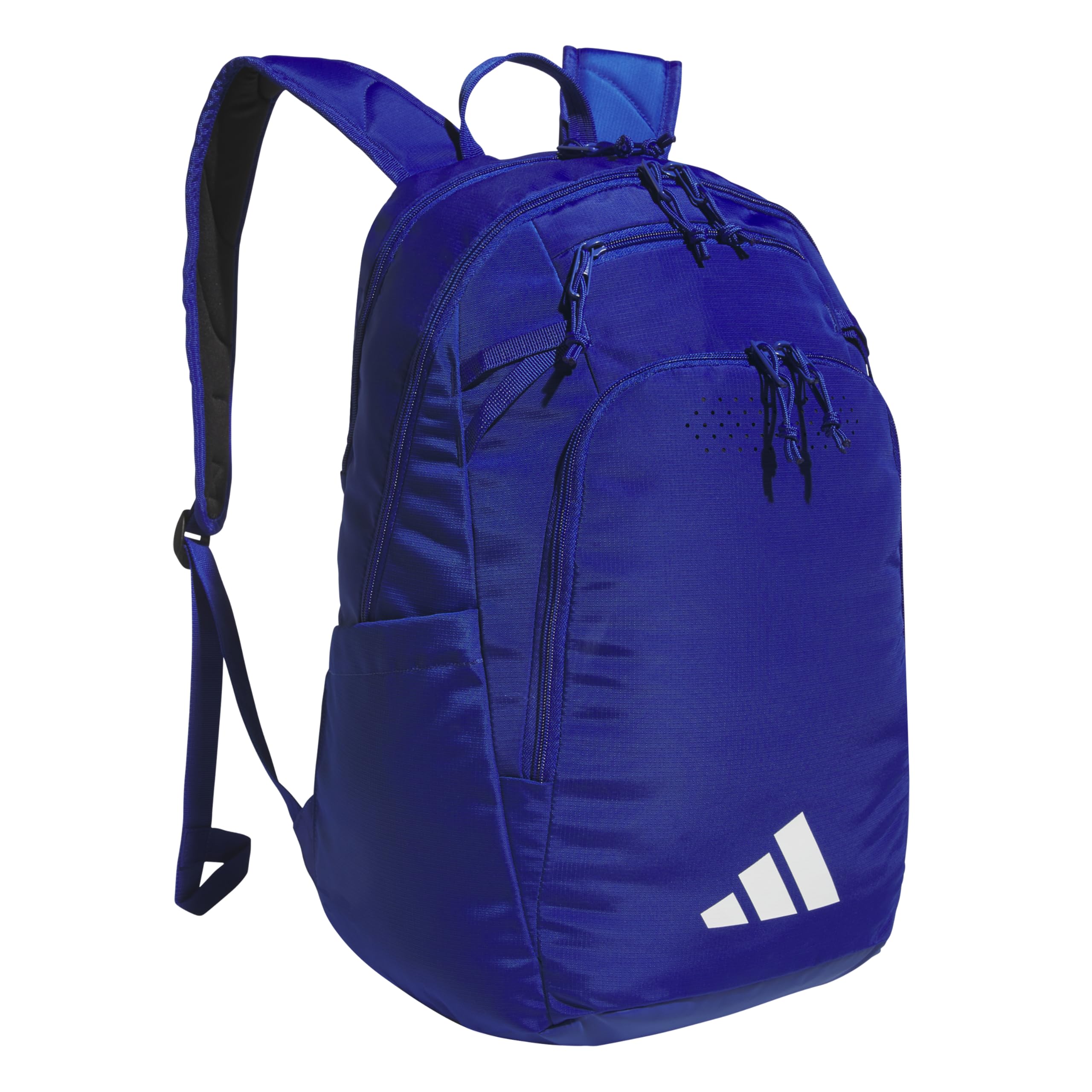 adidas Defender 5 Backpack for Sports, Gym, School and Travel, 33L, White/Gold Metallic/Black, OSFA