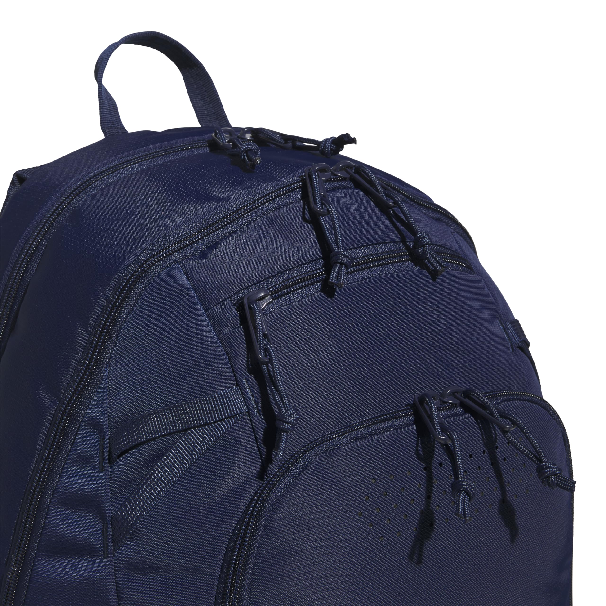 adidas Defender 5 Backpack for Sports, Gym, School and Travel, 33L, White/Gold Metallic/Black, OSFA