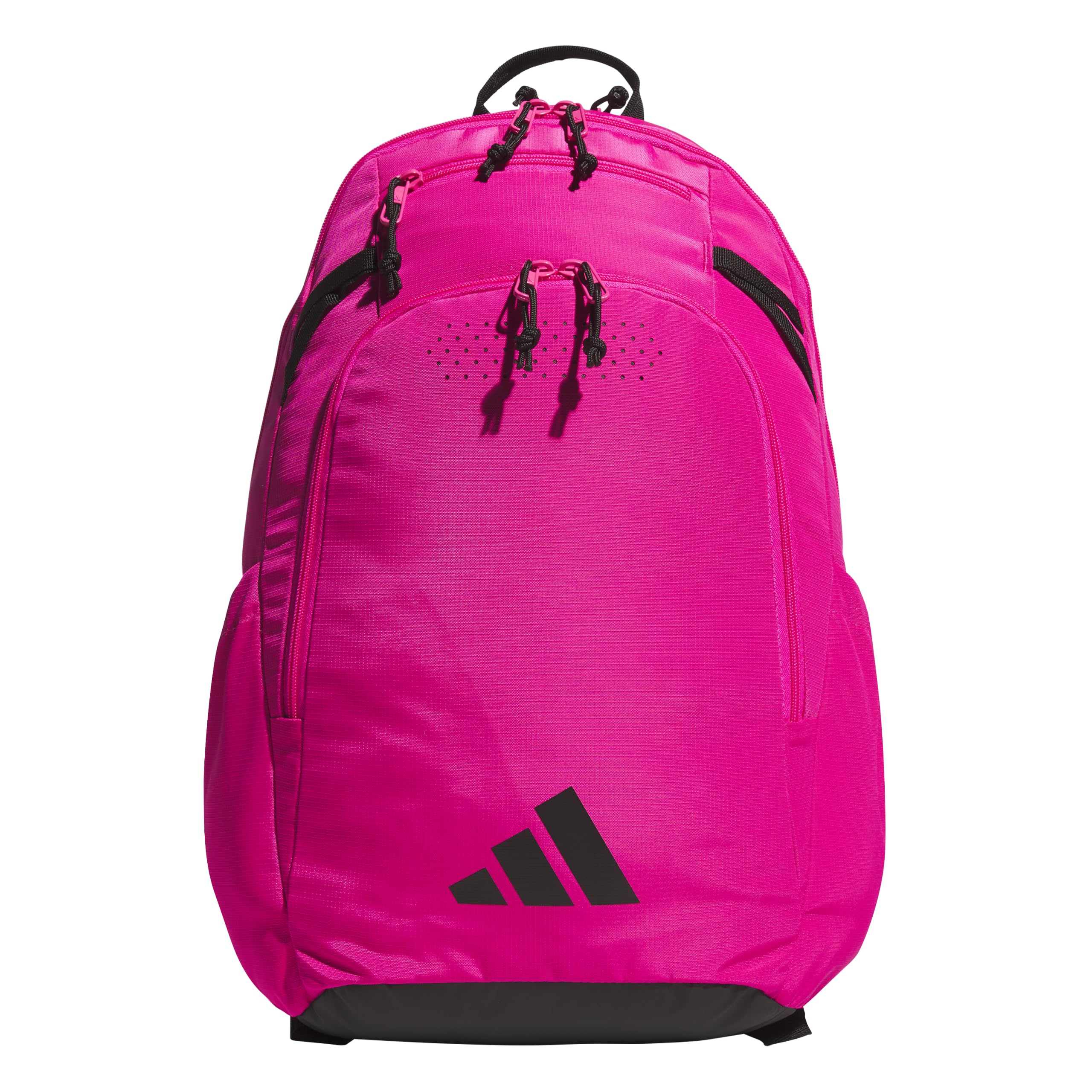 adidas Defender 5 Backpack for Sports, Gym, School and Travel, 33L, White/Gold Metallic/Black, OSFA