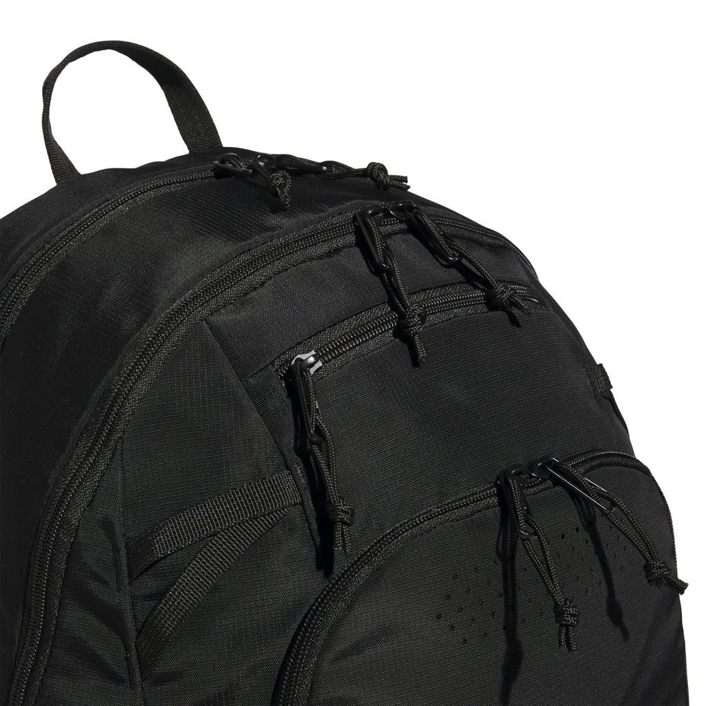 adidas Defender 5 Backpack for Sports, Gym, School and Travel, 33L, White/Gold Metallic/Black, OSFA
