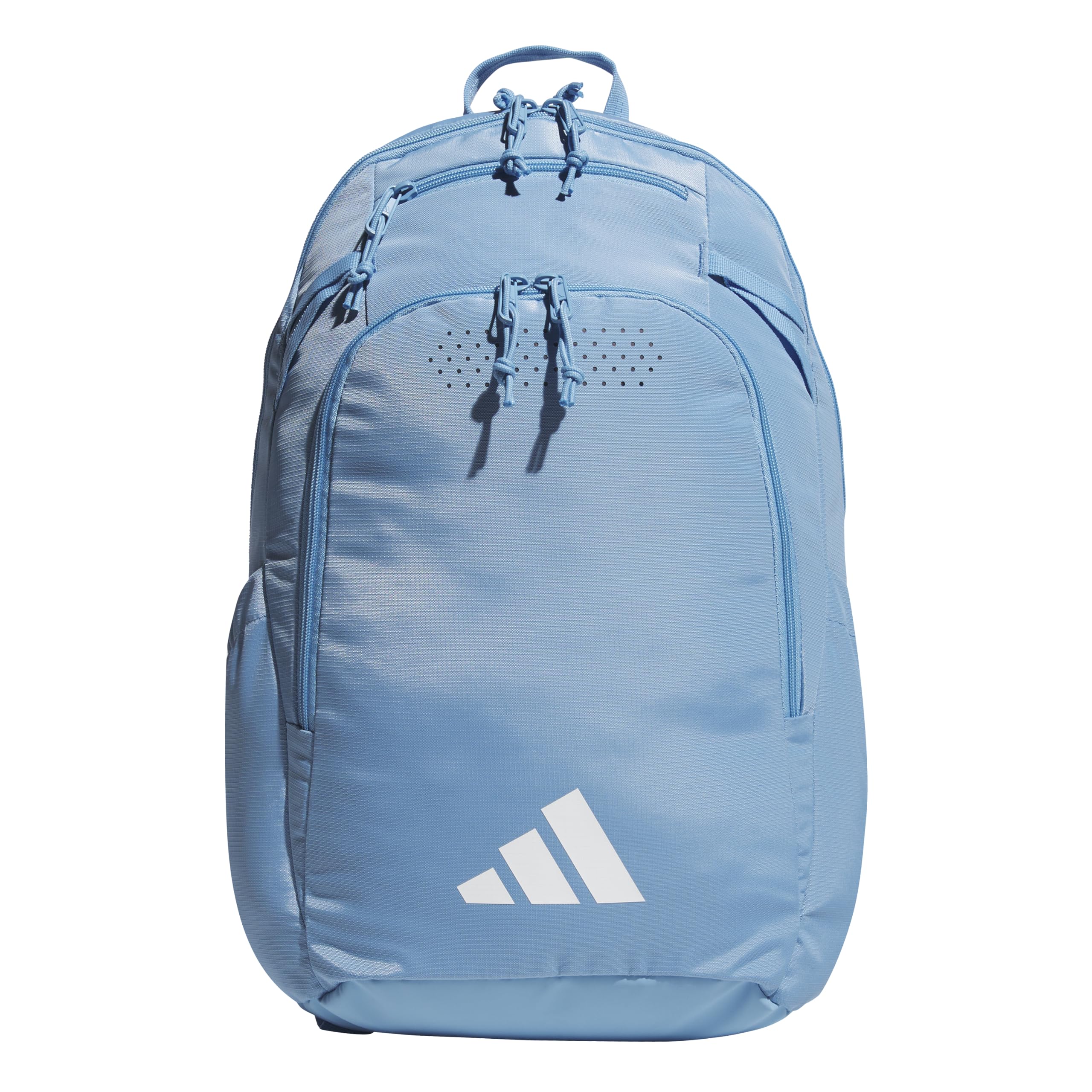adidas Defender 5 Backpack for Sports, Gym, School and Travel, 33L, White/Gold Metallic/Black, OSFA