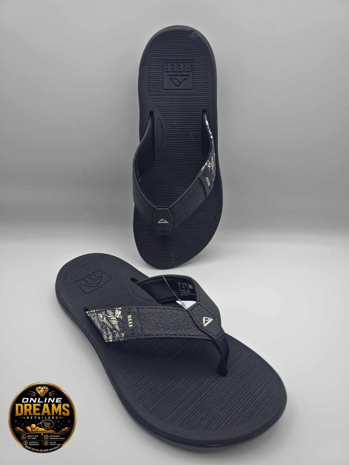 REEF push-toe slippers