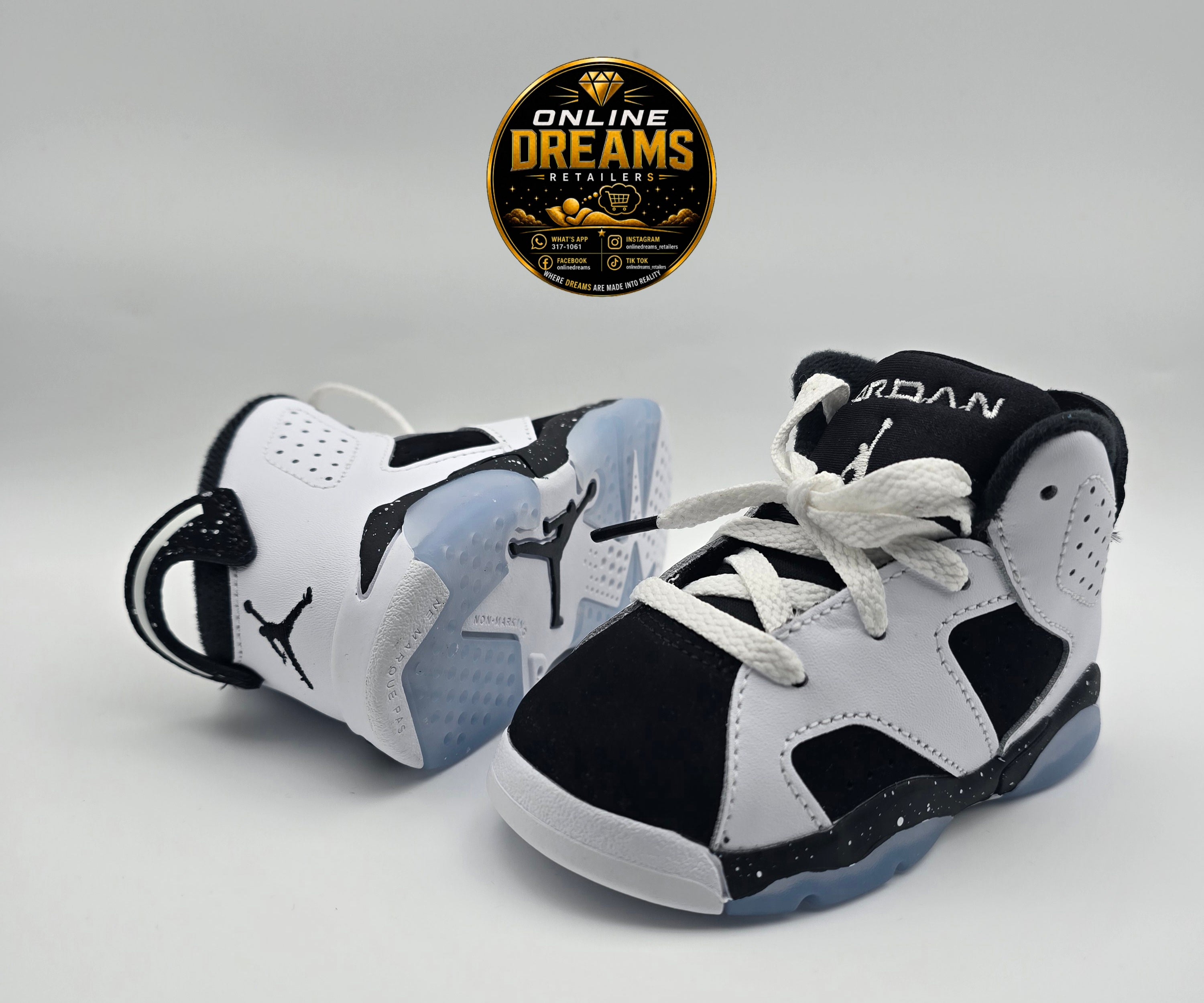 Jordan Retro 6s Oreo