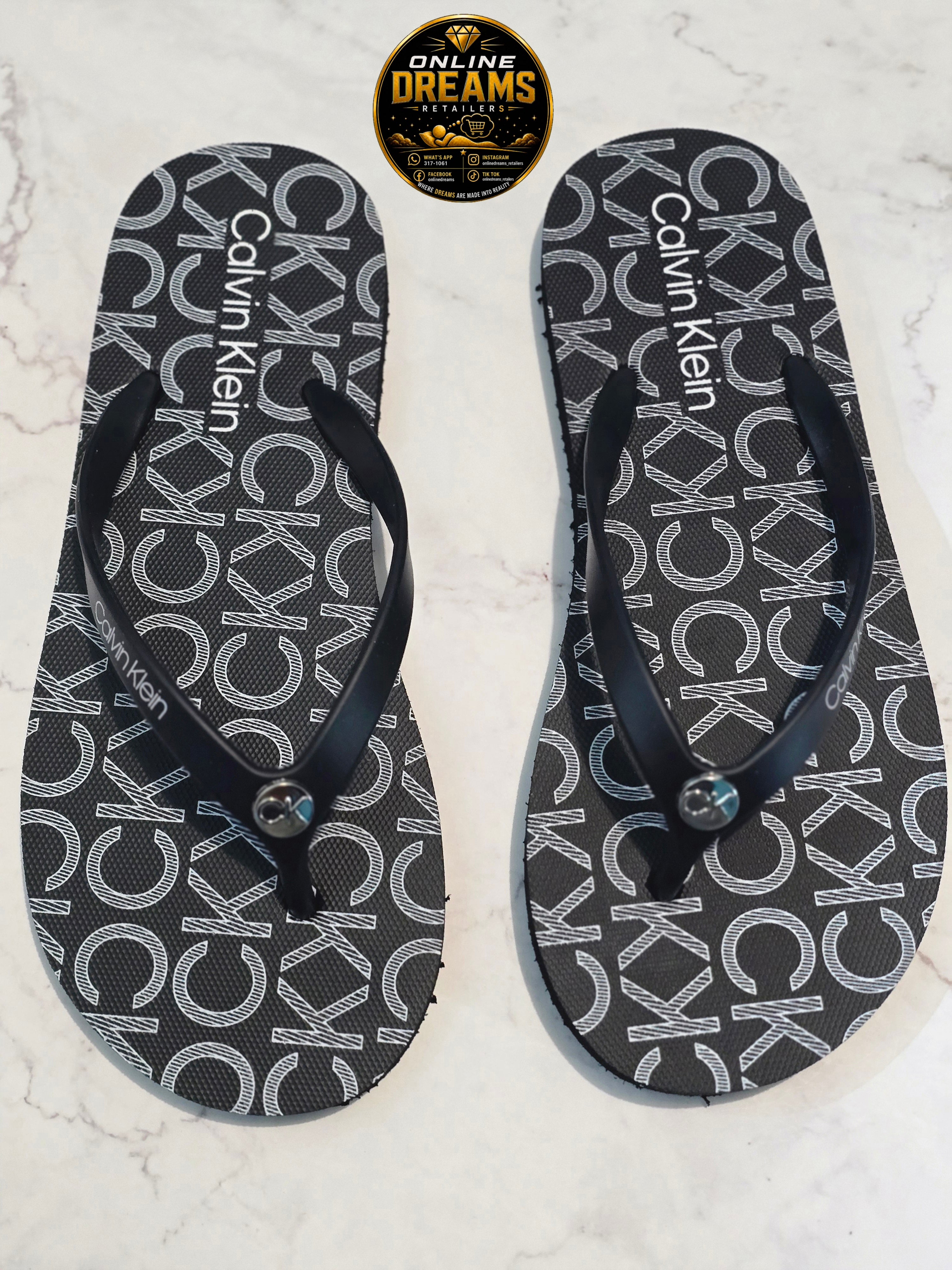 CALVIN KLEIN flip-flops