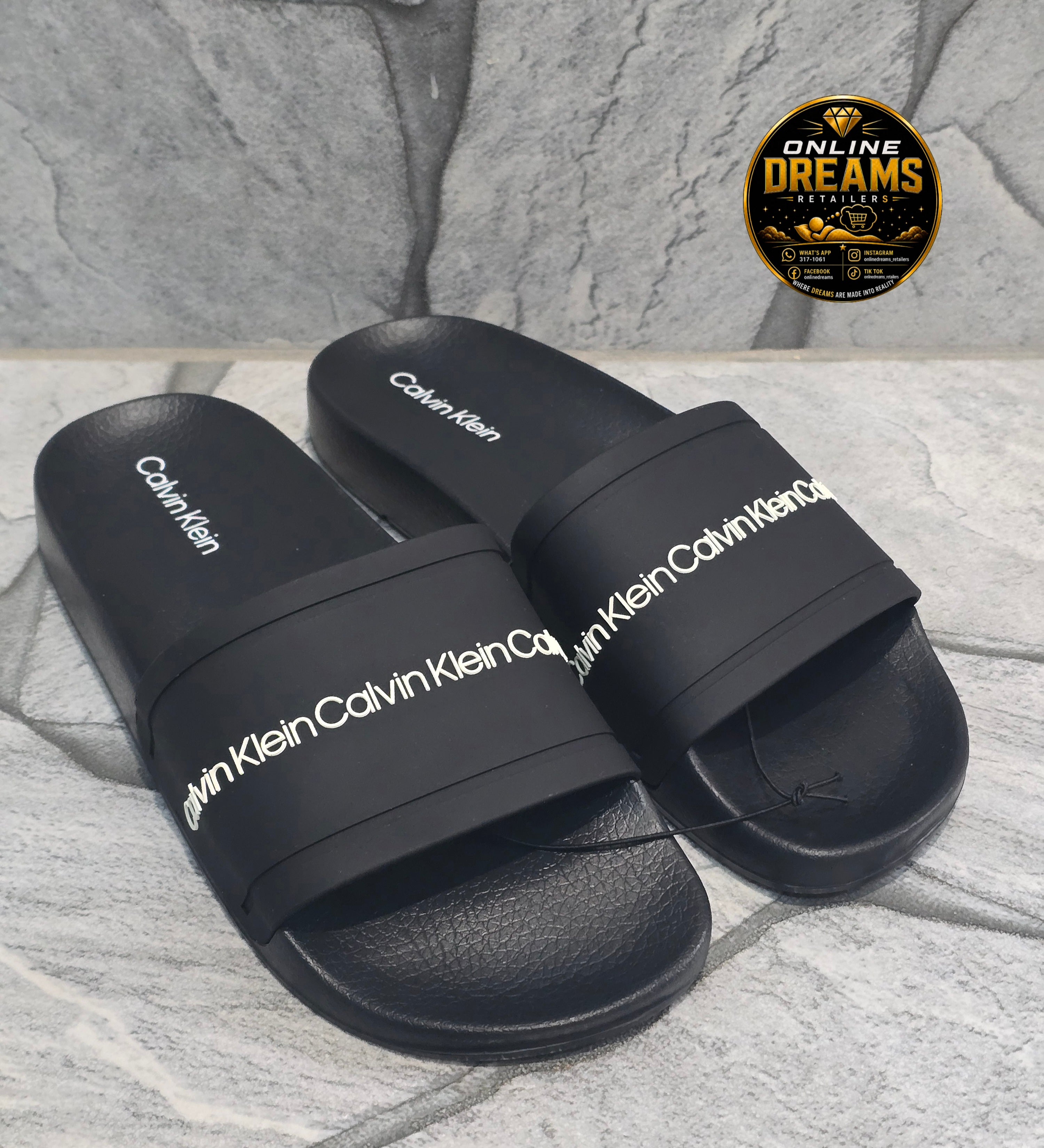 Calvin Klein slides