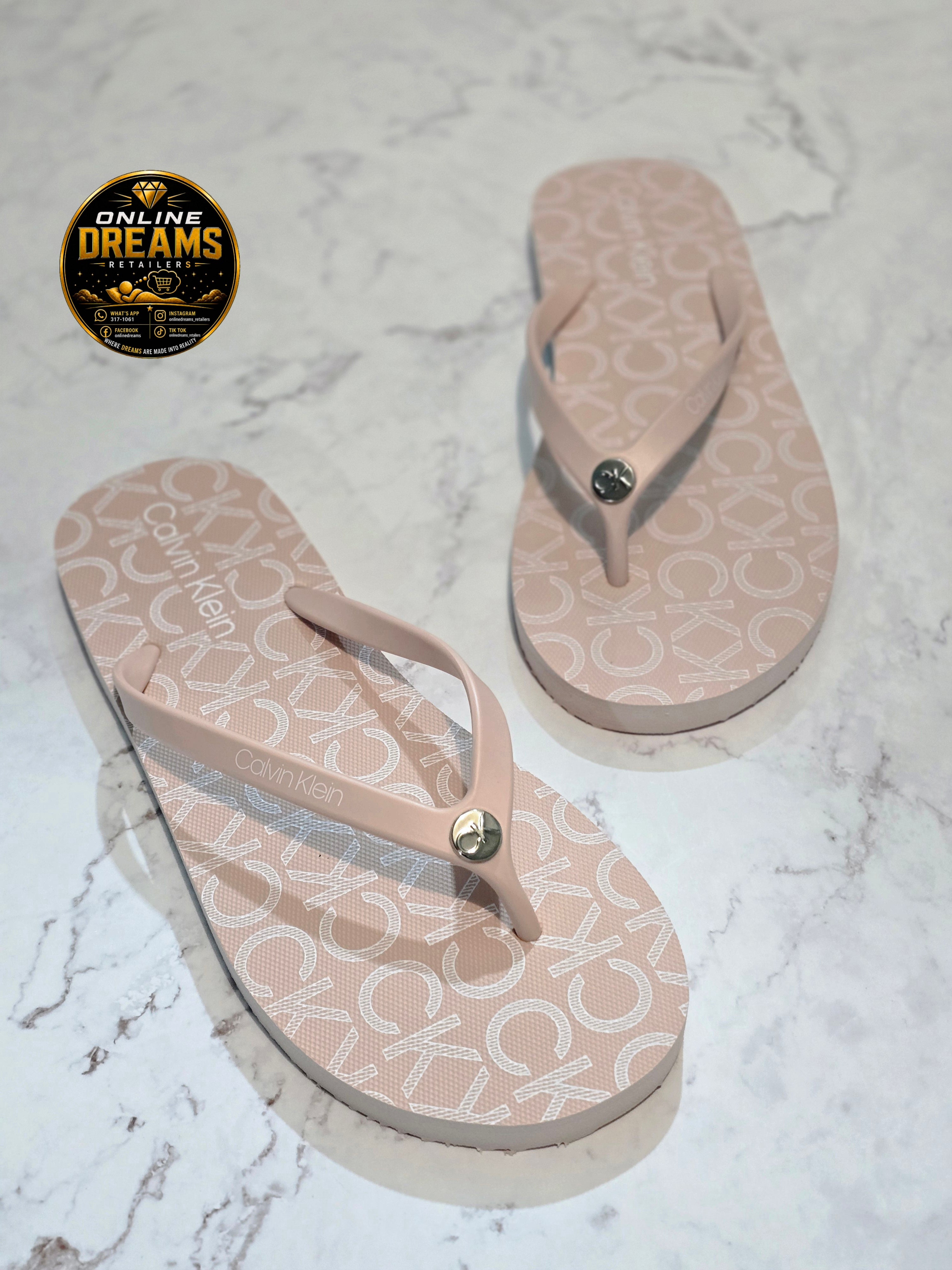 CALVIN KLEIN flip-flops