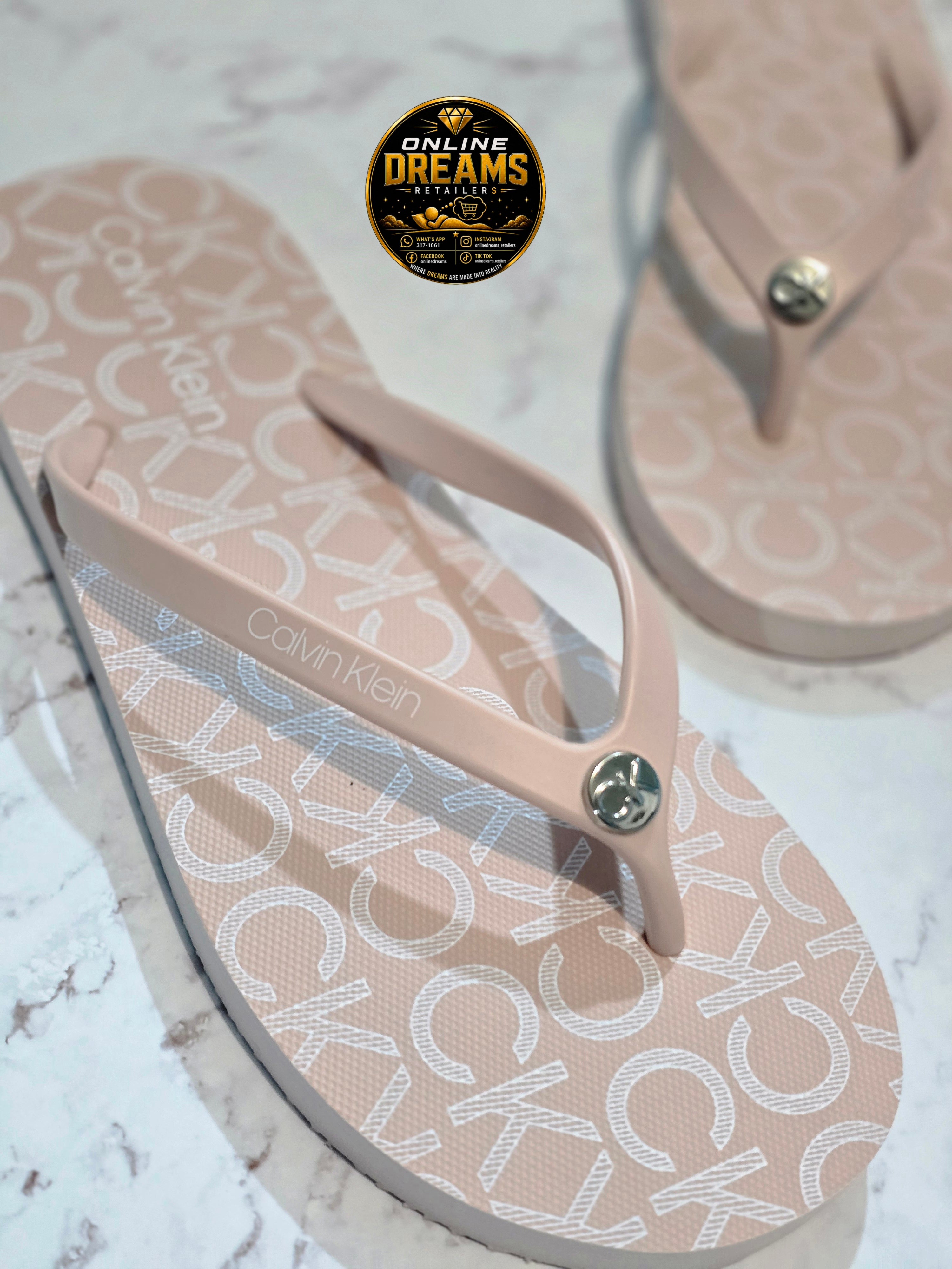 CALVIN KLEIN flip-flops