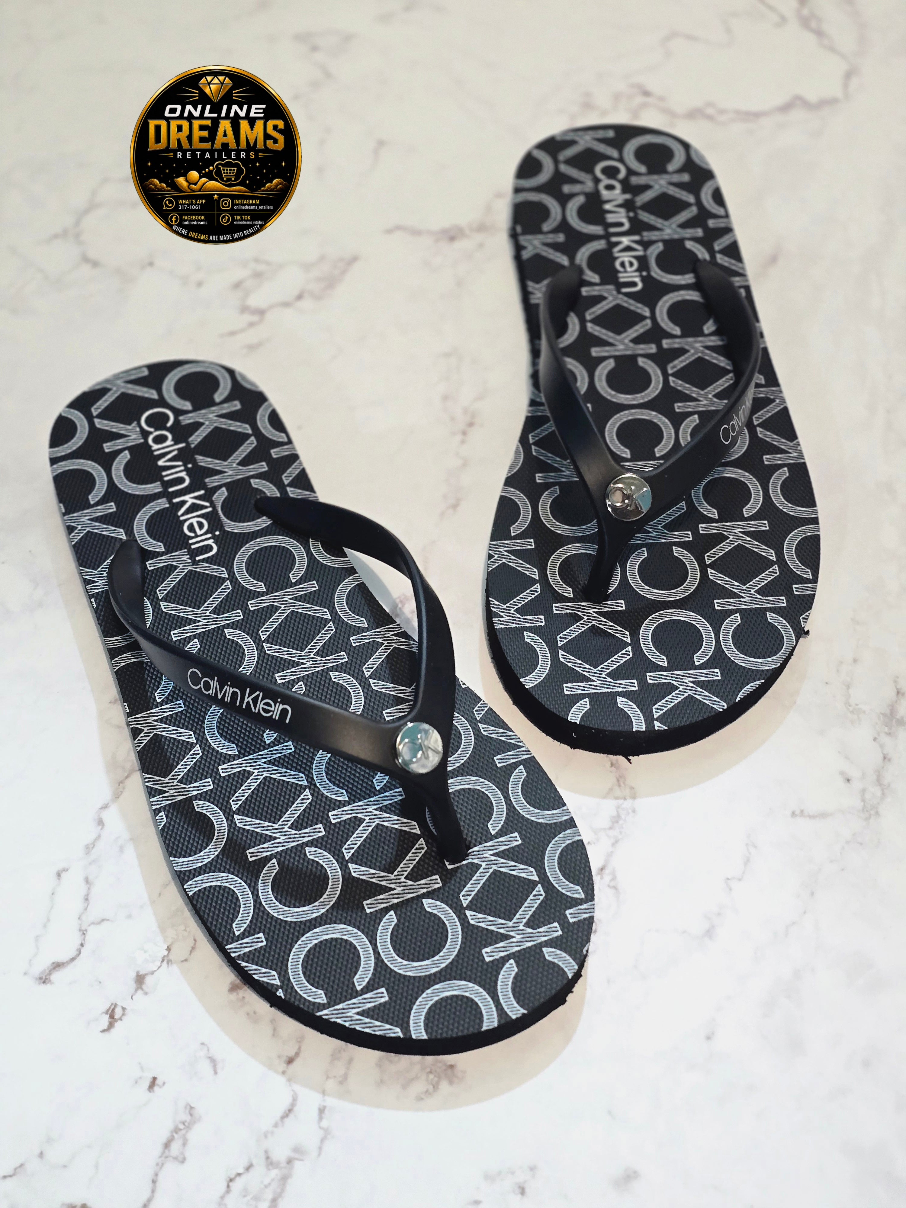 CALVIN KLEIN flip-flops
